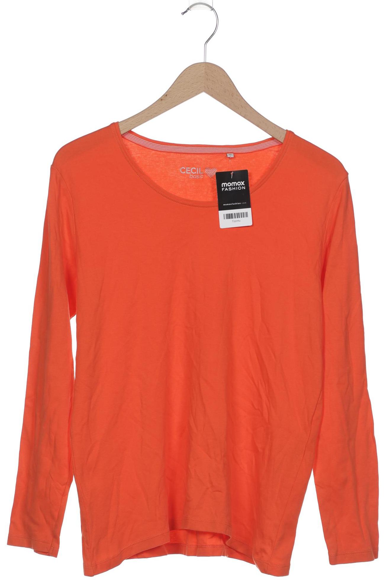 

Cecil Damen Langarmshirt, orange, Gr. 44