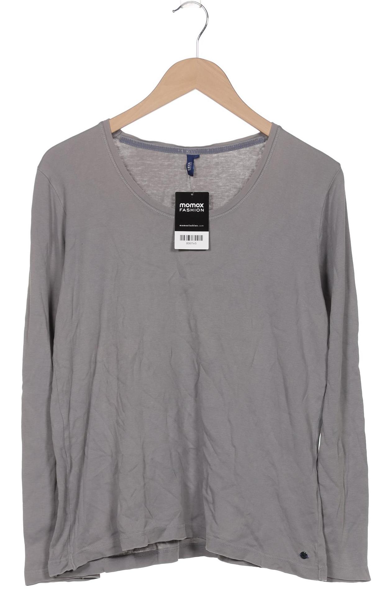 

Cecil Damen Langarmshirt, grau, Gr. 44