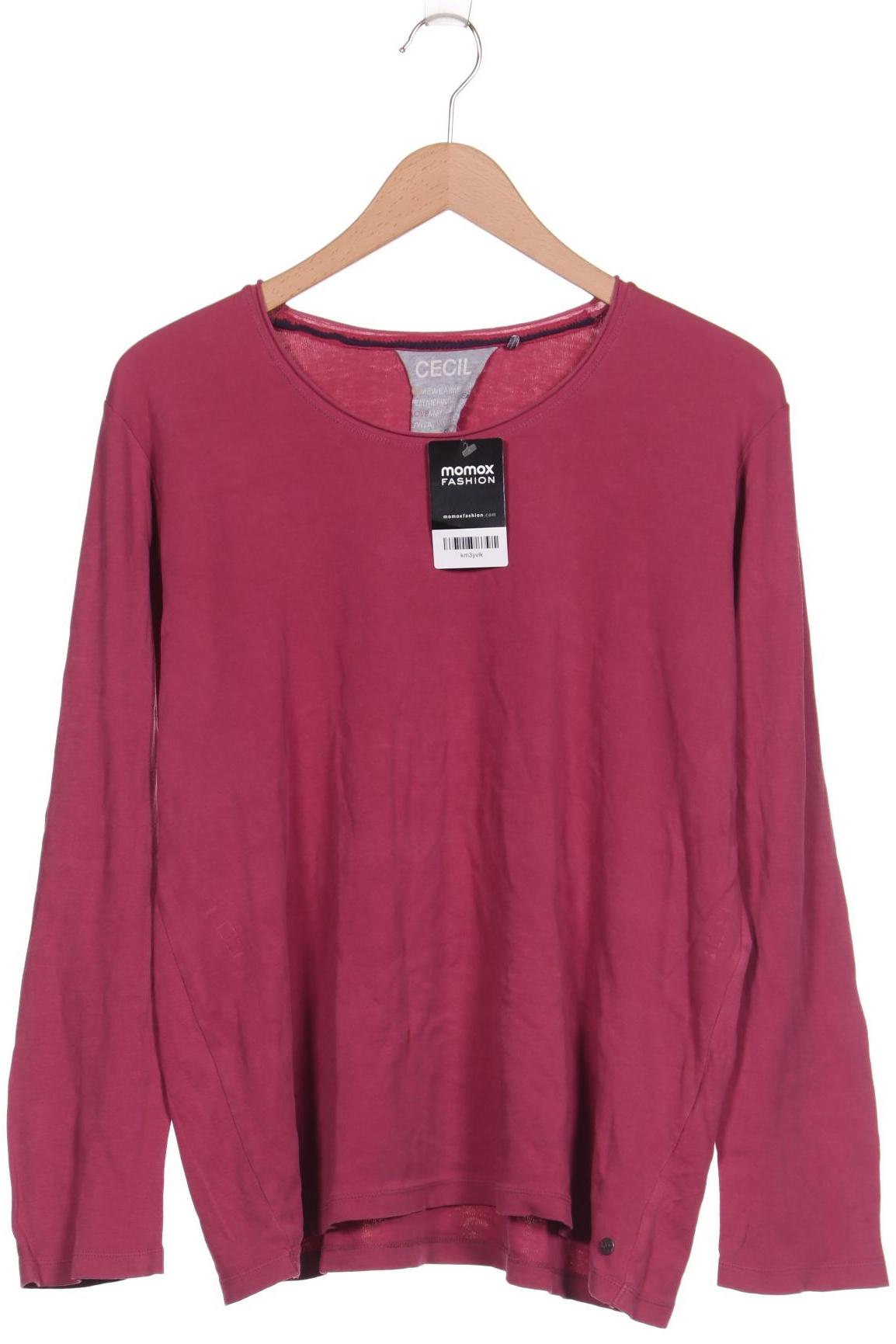 

Cecil Damen Langarmshirt, pink, Gr. 46