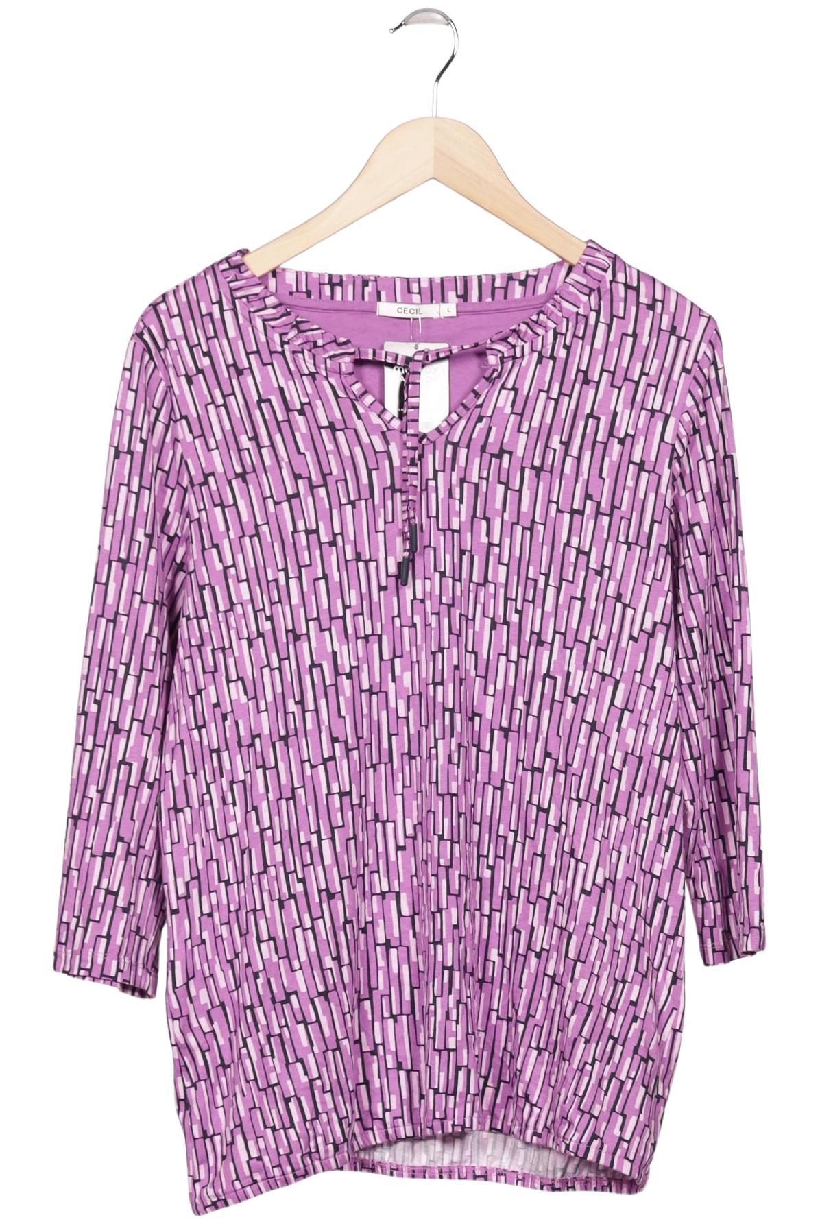 

Cecil Damen Langarmshirt, flieder, Gr. 42