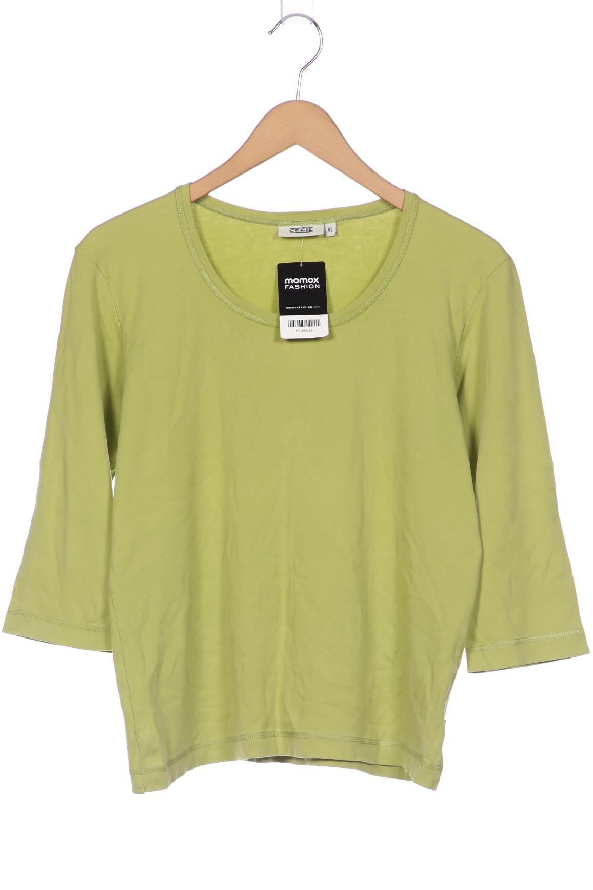 

Cecil Damen Langarmshirt, hellgrün, Gr. 44