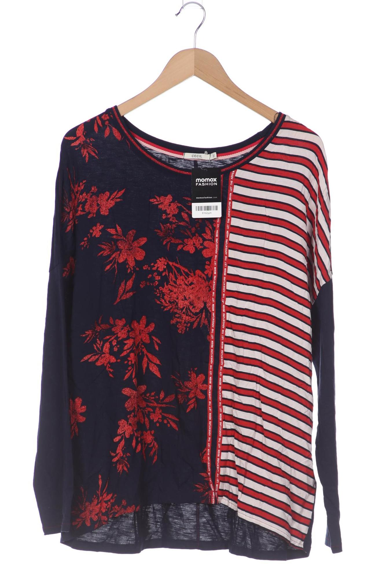 

Cecil Damen Langarmshirt, marineblau, Gr. 44