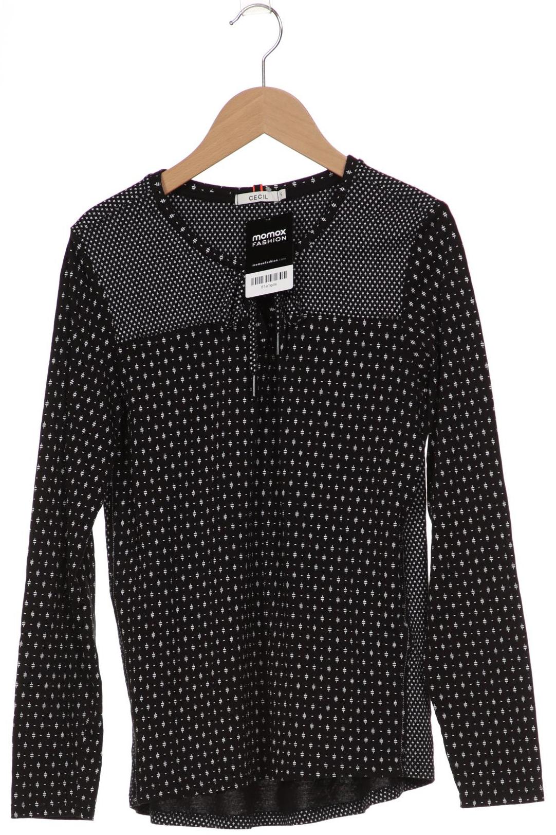 

CECIL Damen Langarmshirt, schwarz