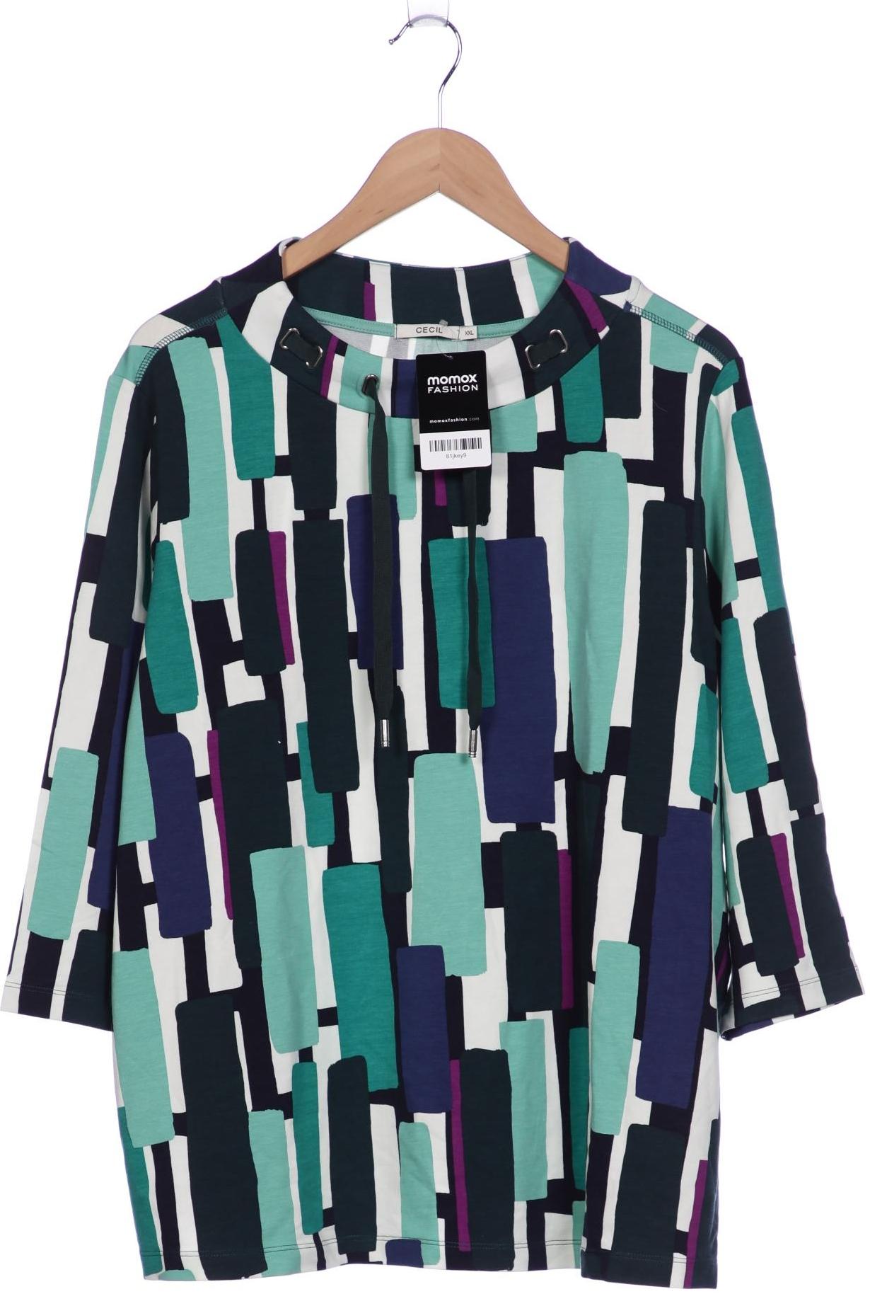 

Cecil Damen Langarmshirt, grün, Gr. 46