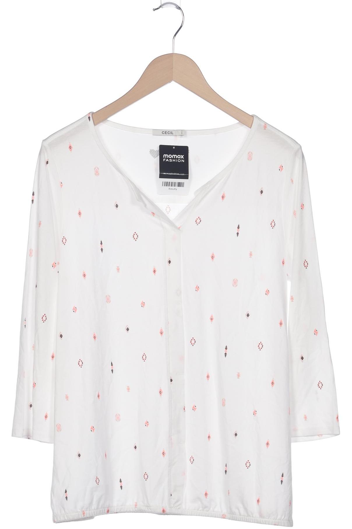 

Cecil Damen Langarmshirt, weiß, Gr. 42