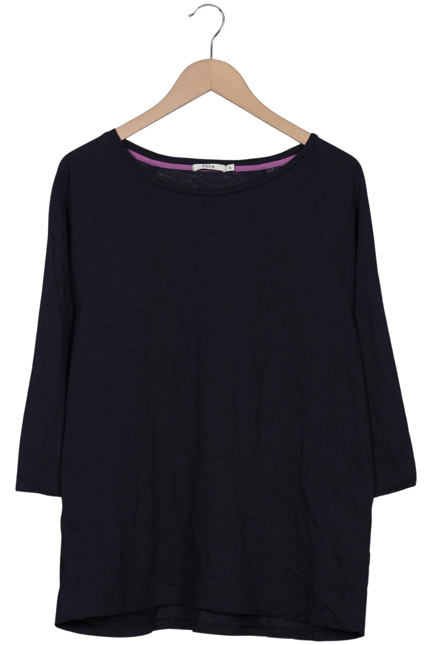 

Cecil Damen Langarmshirt, marineblau, Gr. 44