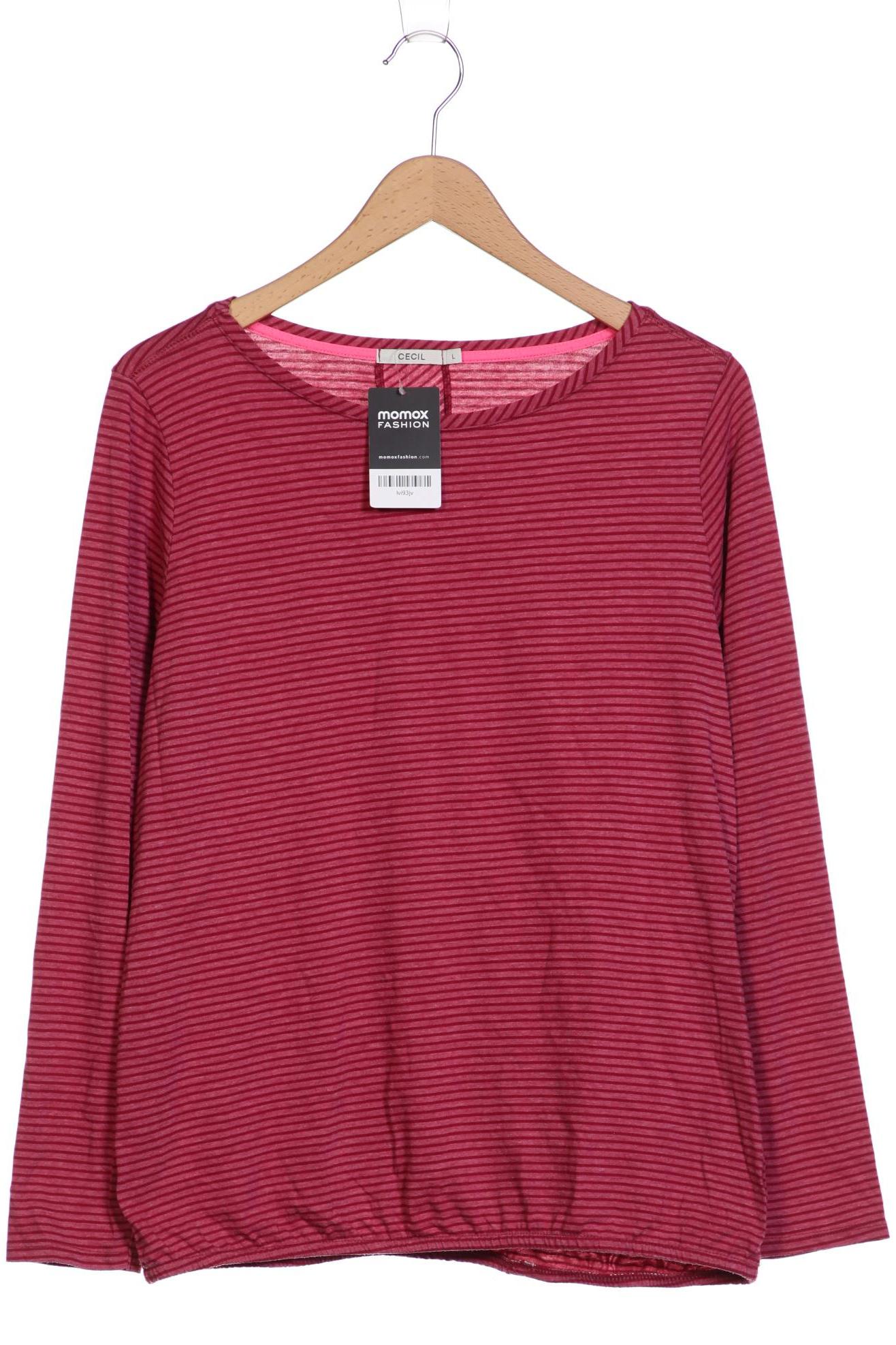 

Cecil Damen Langarmshirt, pink, Gr. 42