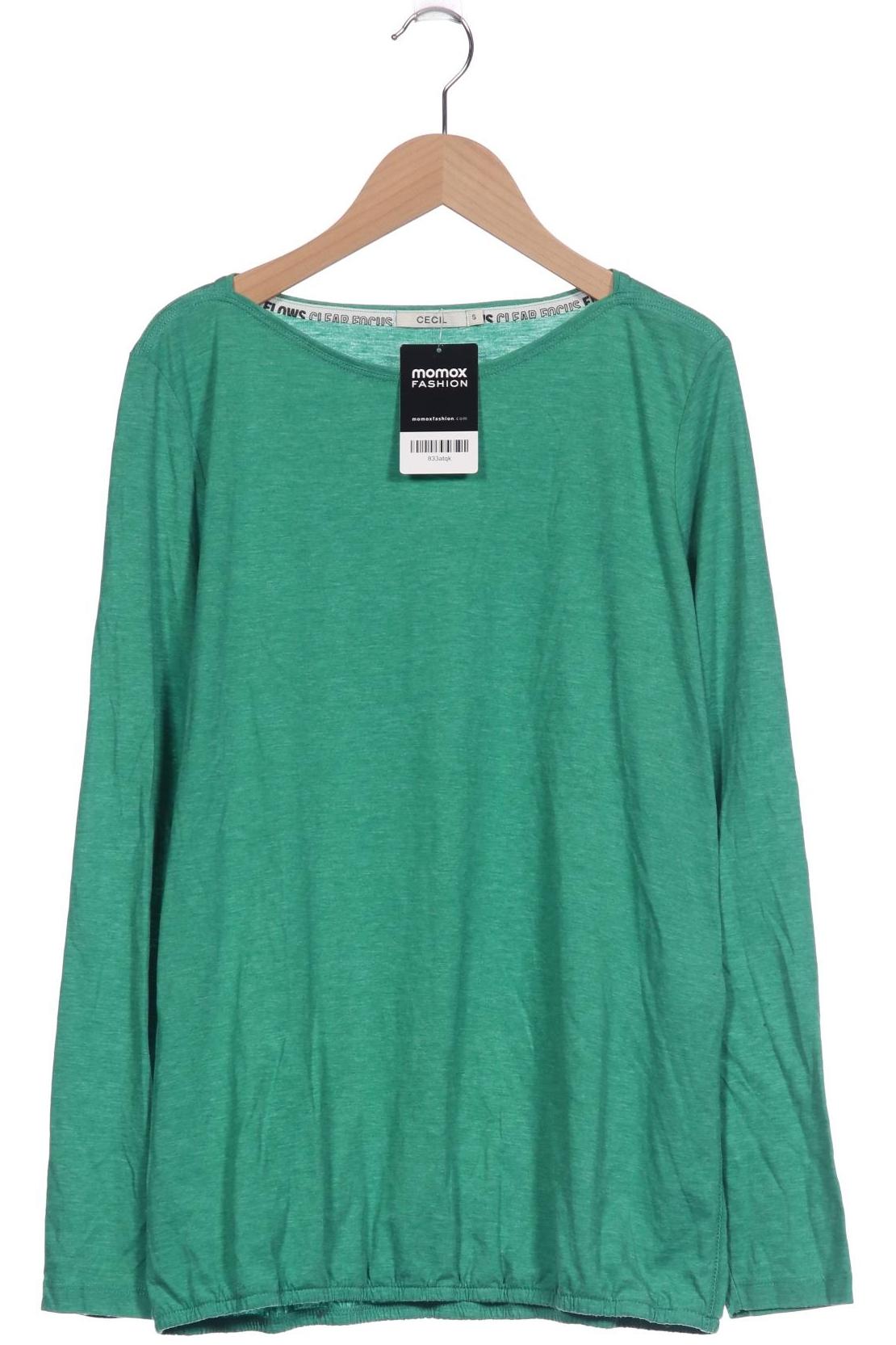 

Cecil Damen Langarmshirt, grün, Gr. 36