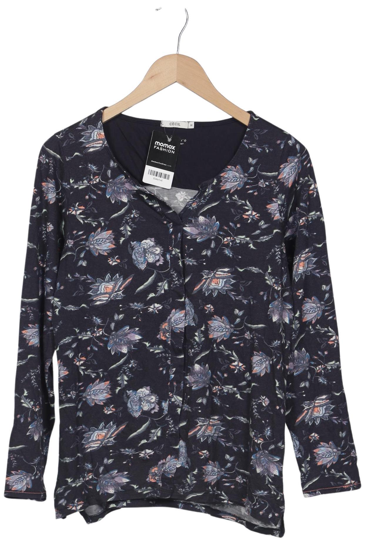 

Cecil Damen Langarmshirt, marineblau, Gr. 38