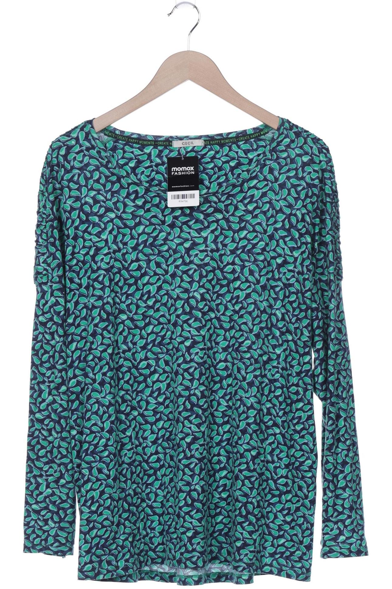 

Cecil Damen Langarmshirt, blau, Gr. 52