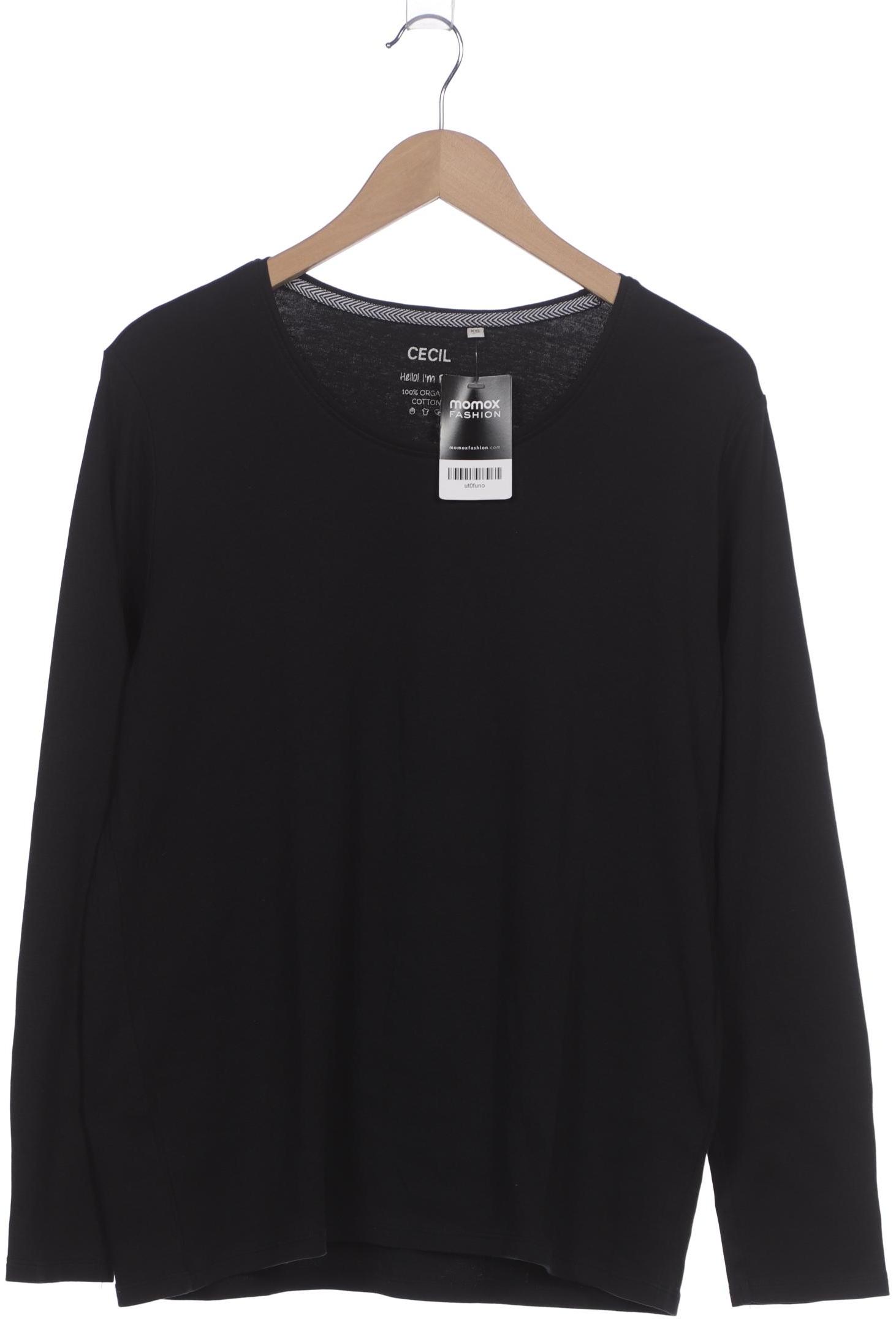 

Cecil Damen Langarmshirt, schwarz, Gr. 46