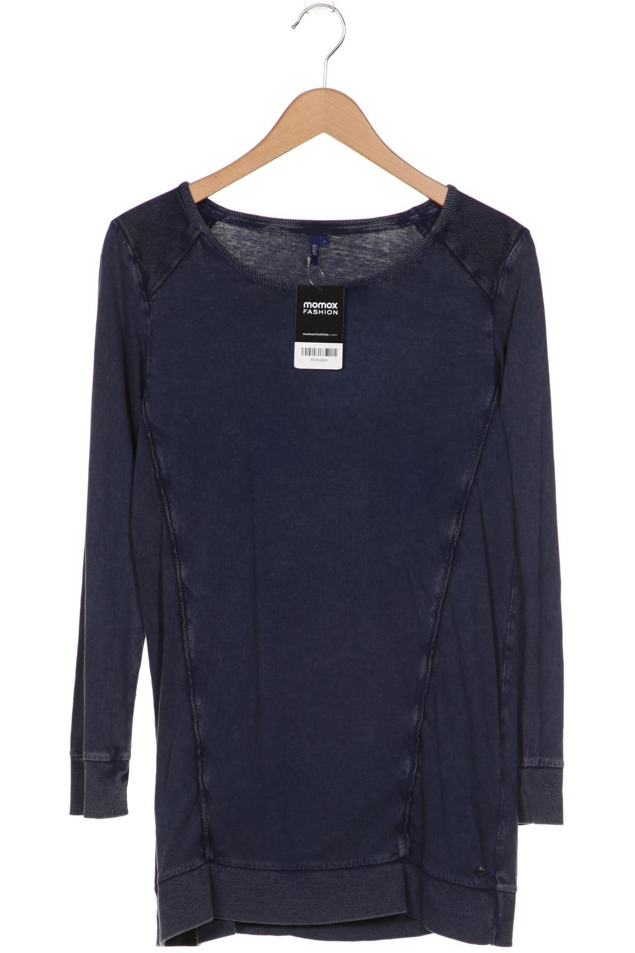 

CECIL Damen Langarmshirt, blau