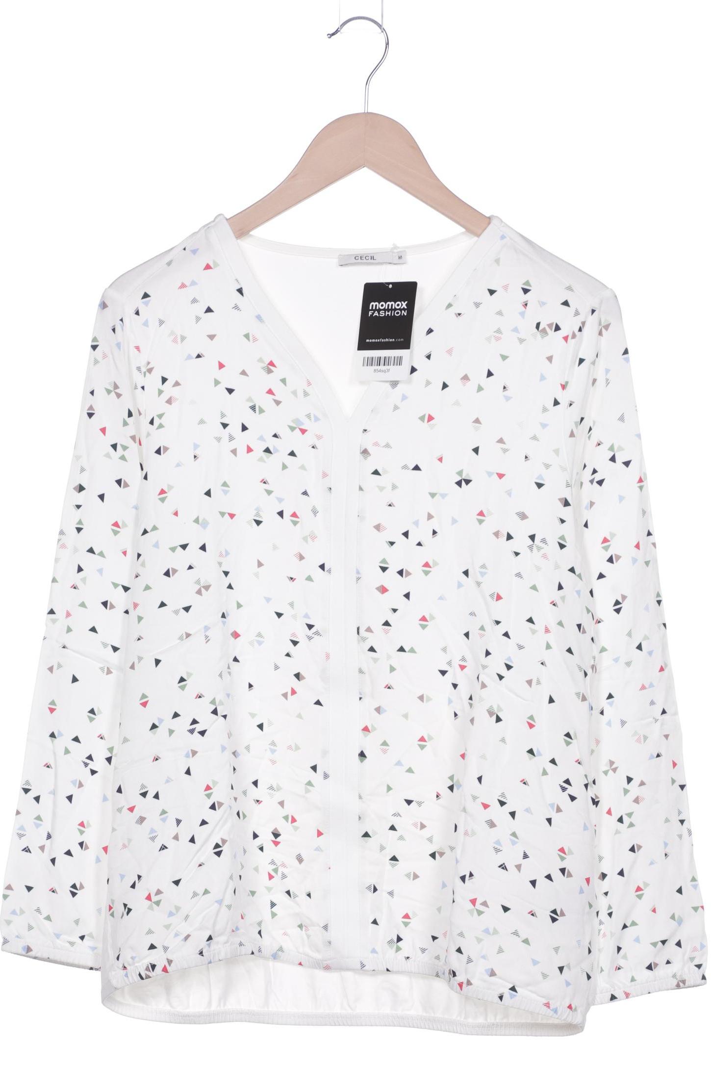 

Cecil Damen Langarmshirt, weiß, Gr. 38