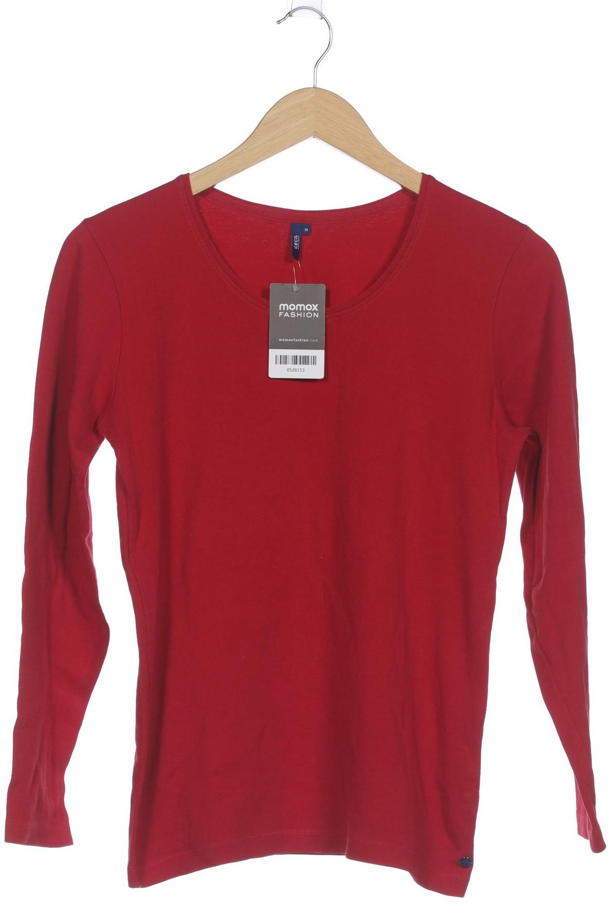 

Cecil Damen Langarmshirt, rot, Gr. 38