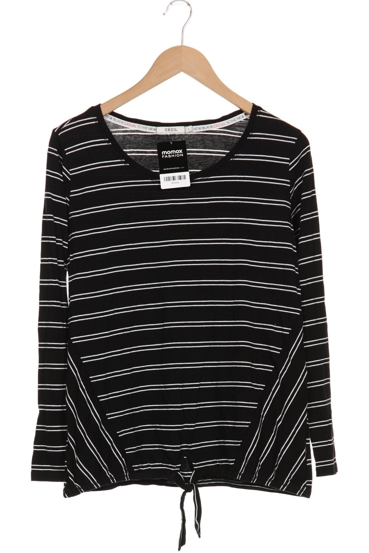 

Cecil Damen Langarmshirt, schwarz, Gr. 42