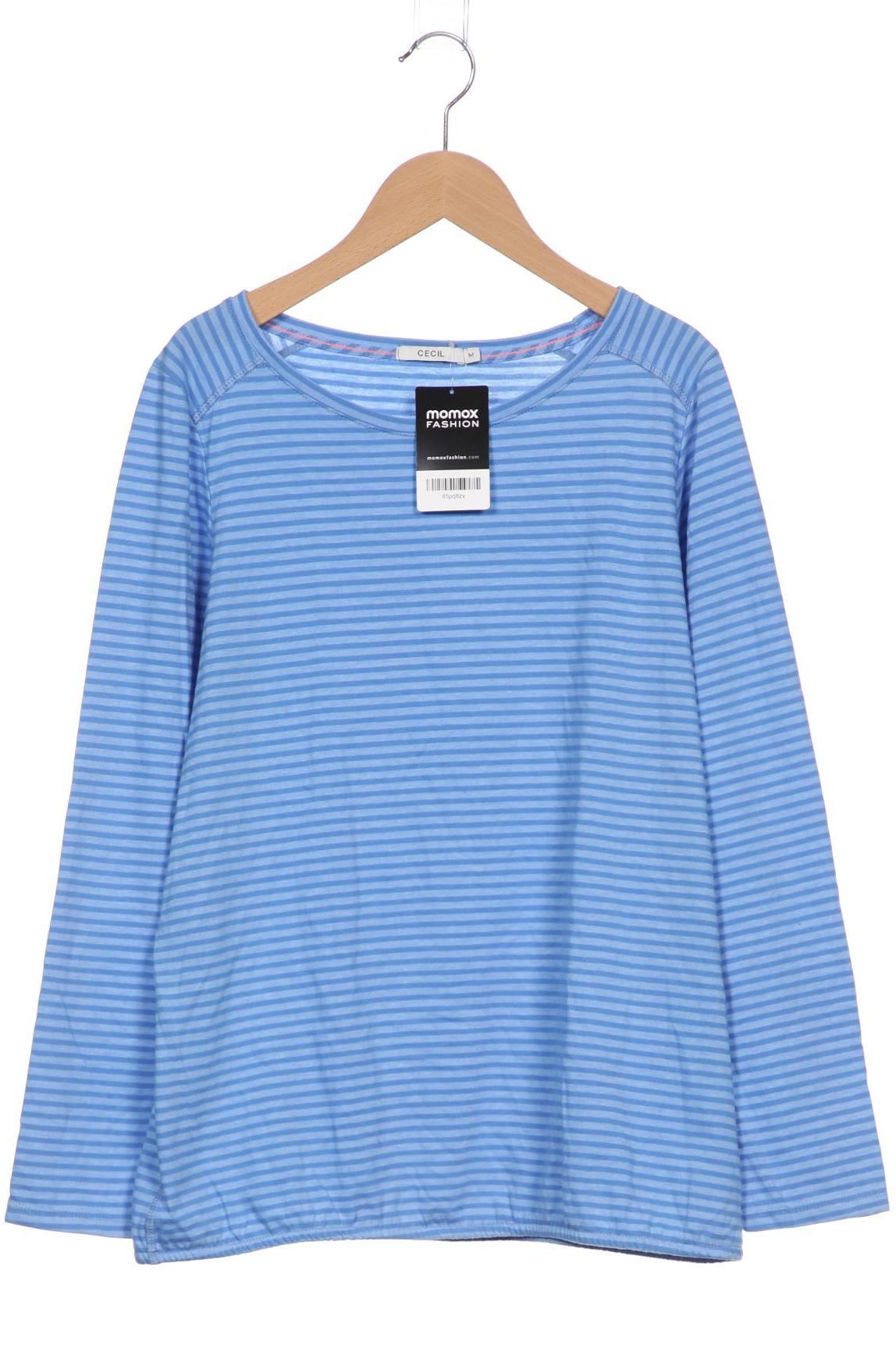 

Cecil Damen Langarmshirt, blau, Gr. 38