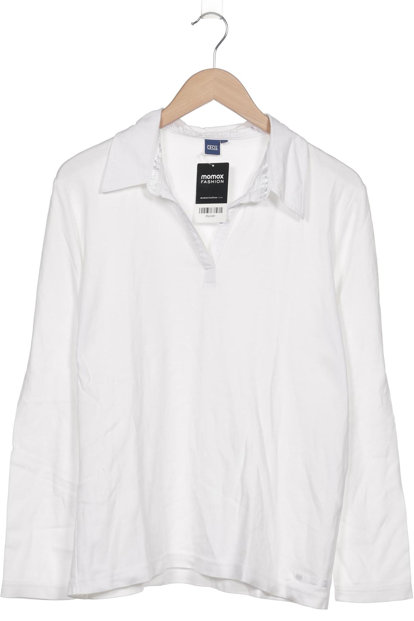 

Cecil Damen Langarmshirt, weiß, Gr. 46