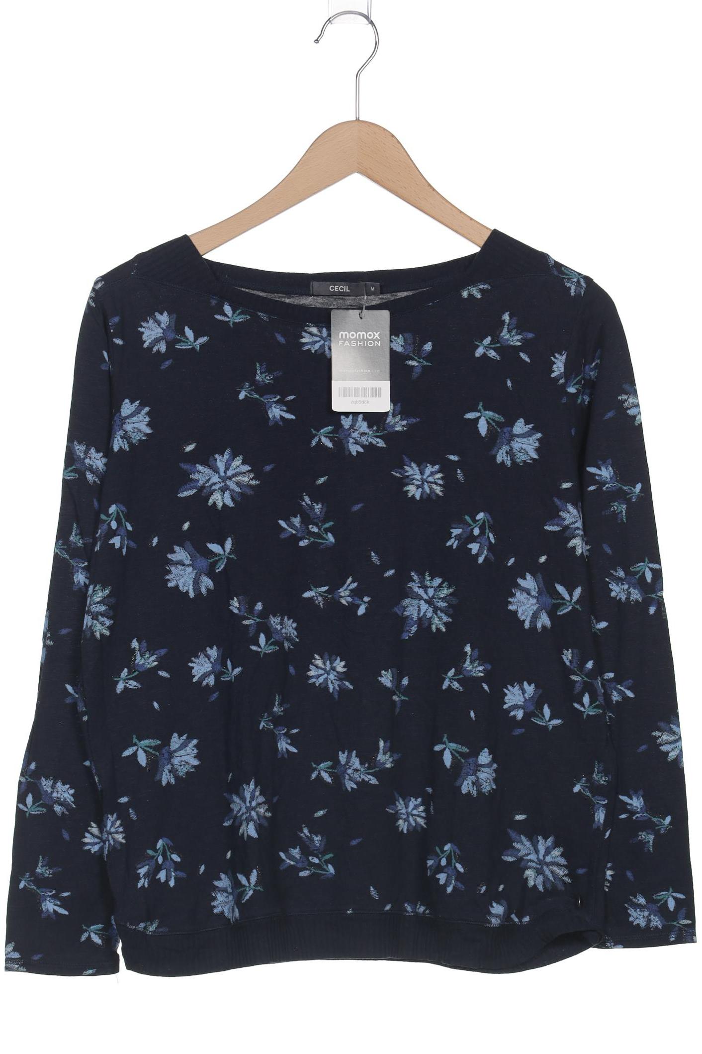

Cecil Damen Langarmshirt, marineblau, Gr. 38