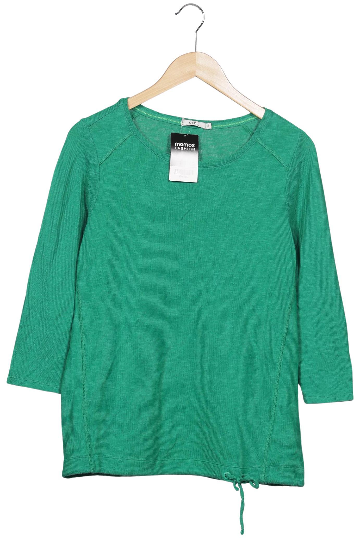 

Cecil Damen Langarmshirt, grün, Gr. 36