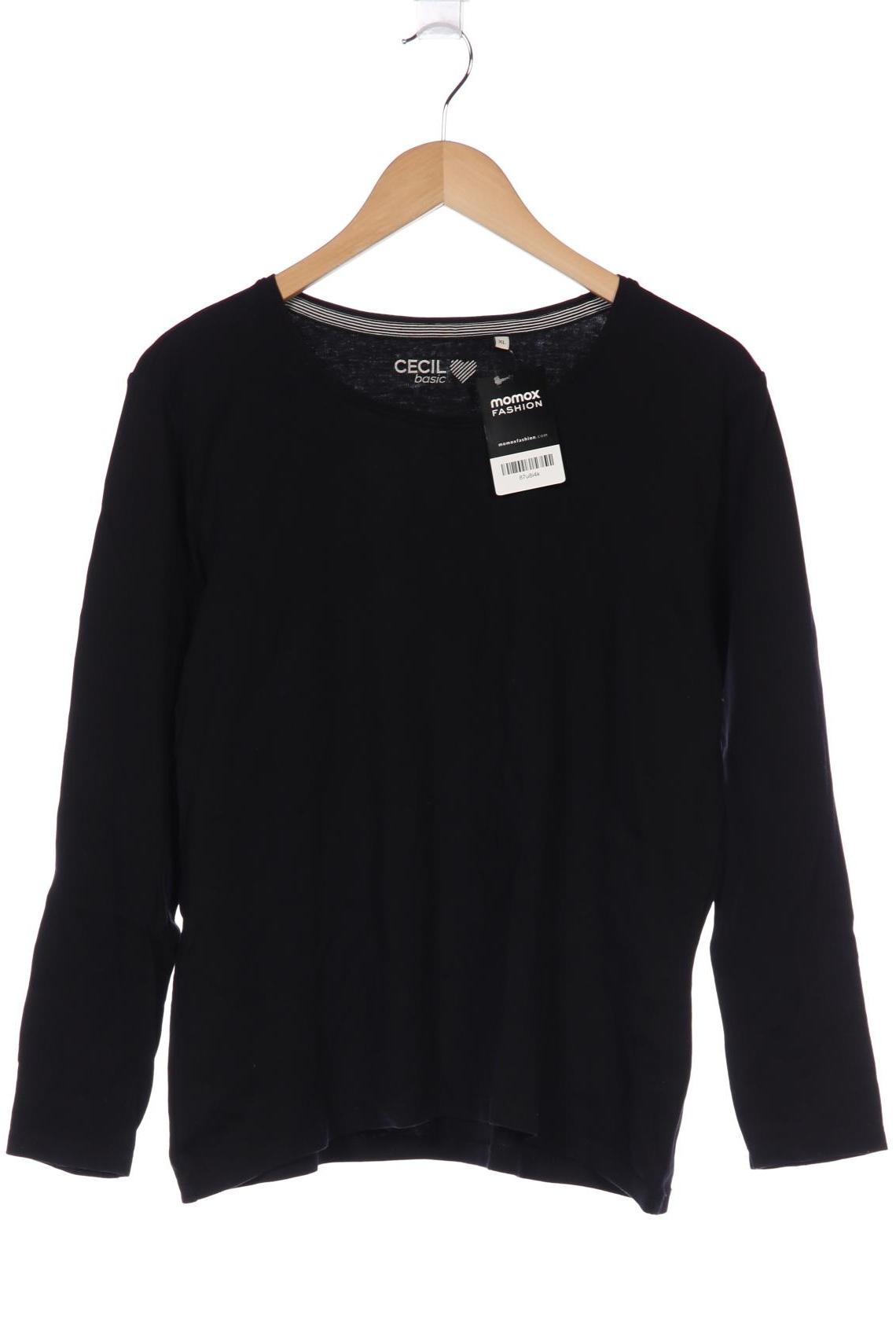 

Cecil Damen Langarmshirt, schwarz, Gr. 44
