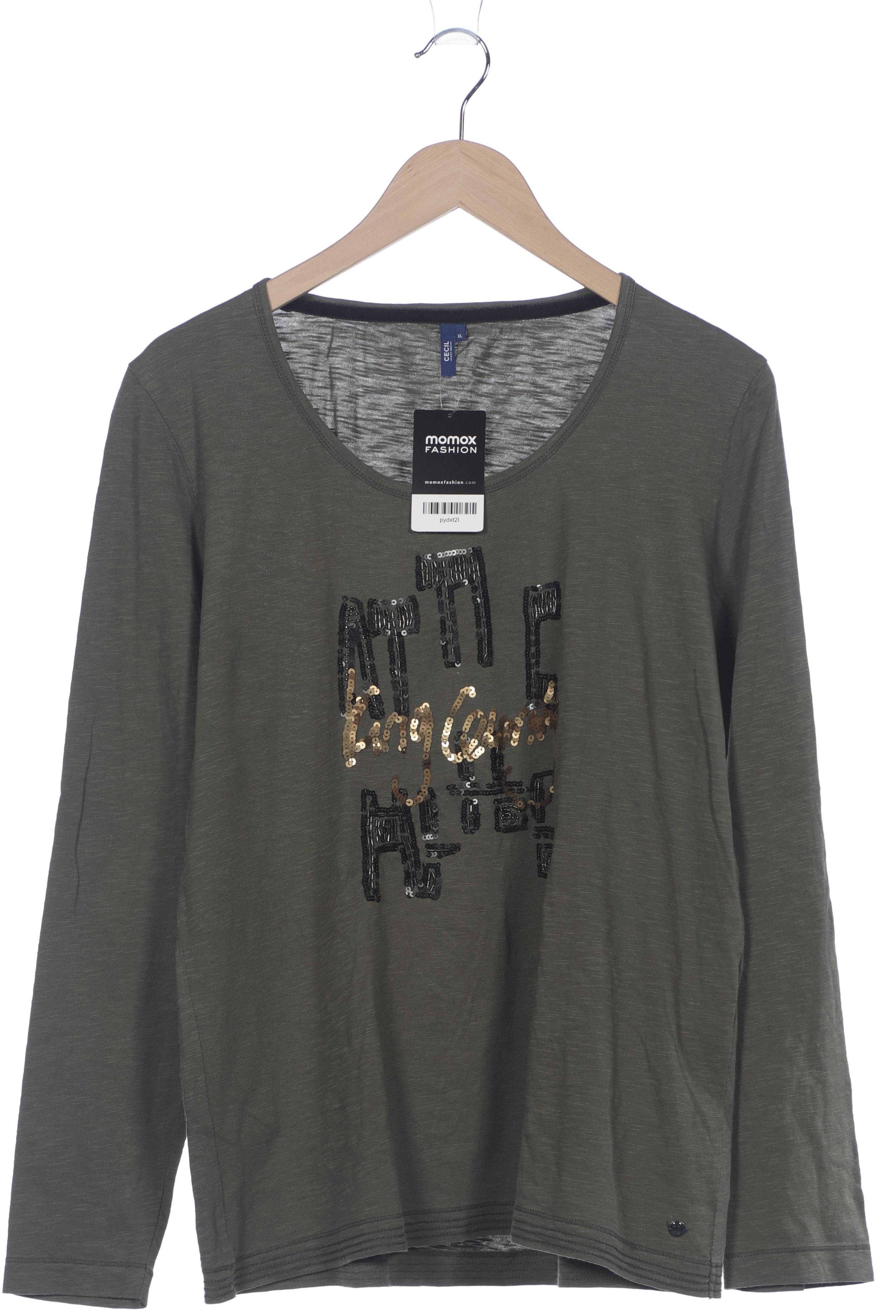 

Cecil Damen Langarmshirt, grün, Gr. 44