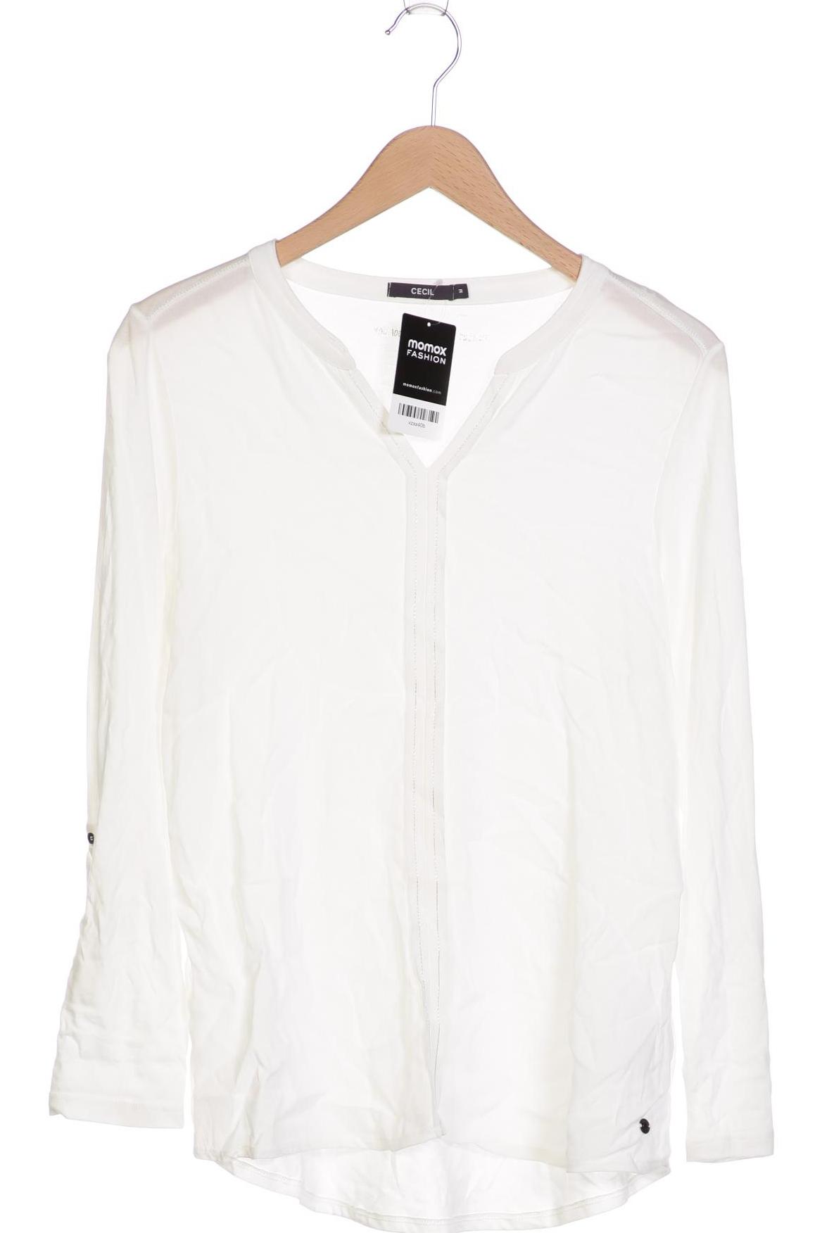 

CECIL Damen Langarmshirt, weiß
