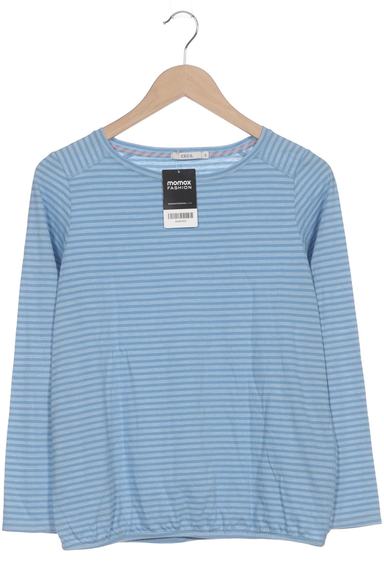 

Cecil Damen Langarmshirt, hellblau, Gr. 36