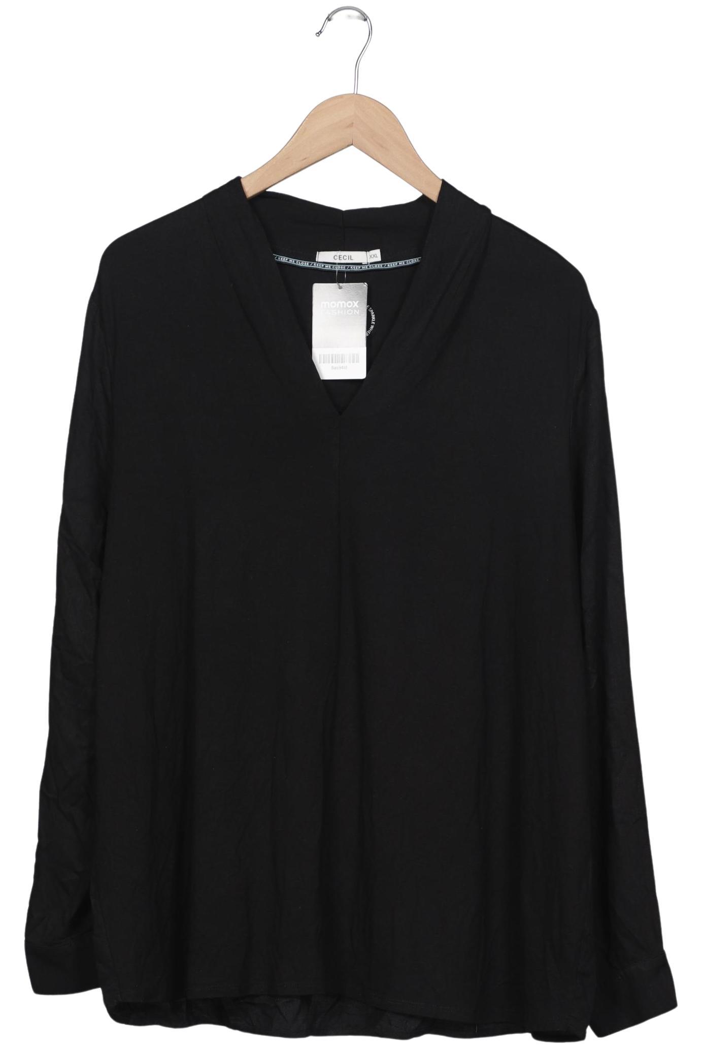 

Cecil Damen Langarmshirt, schwarz, Gr. 46