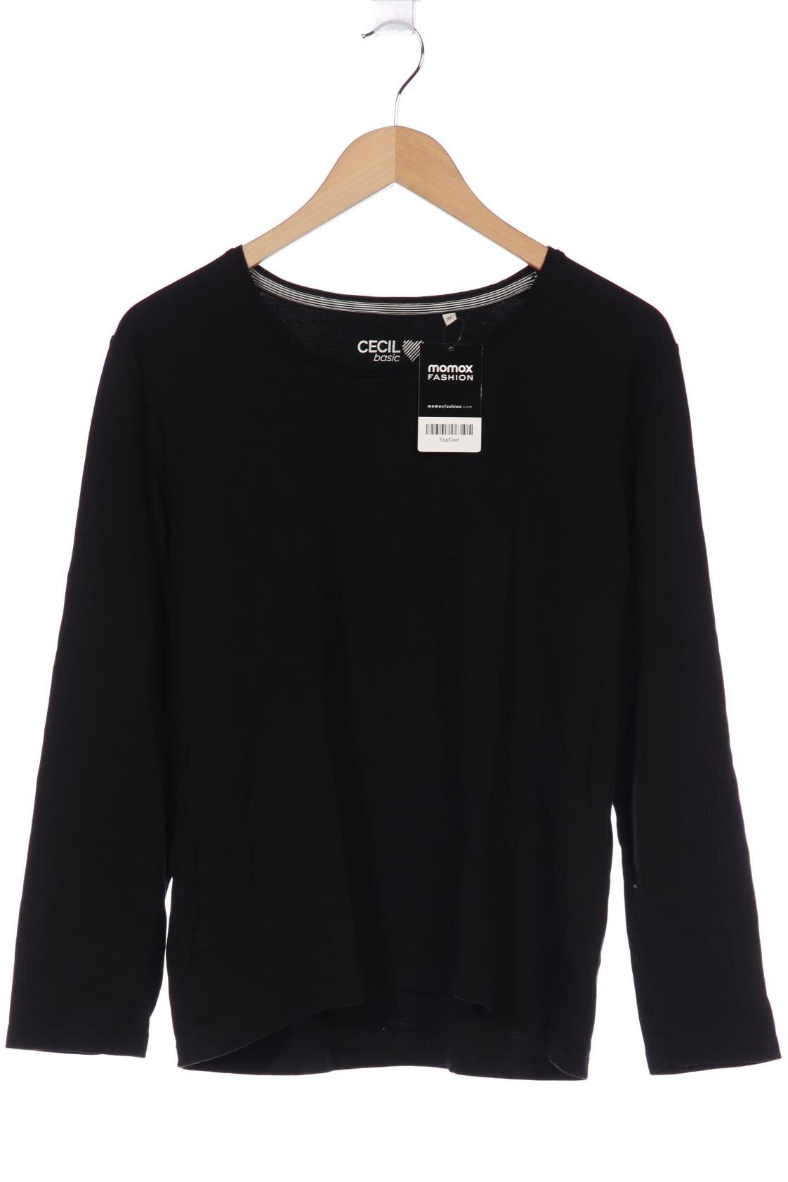 

Cecil Damen Langarmshirt, schwarz, Gr. 44