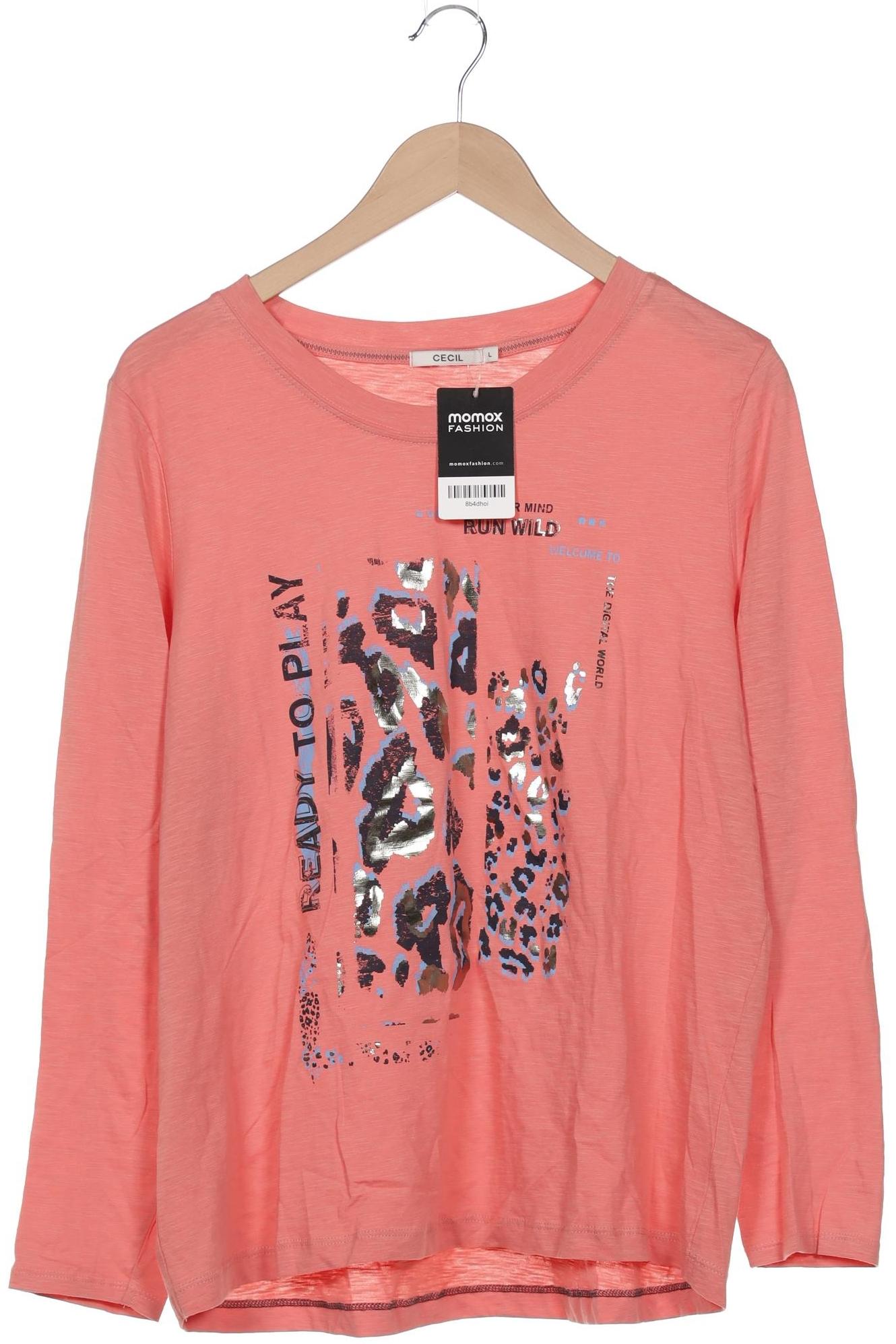 

Cecil Damen Langarmshirt, pink, Gr. 42