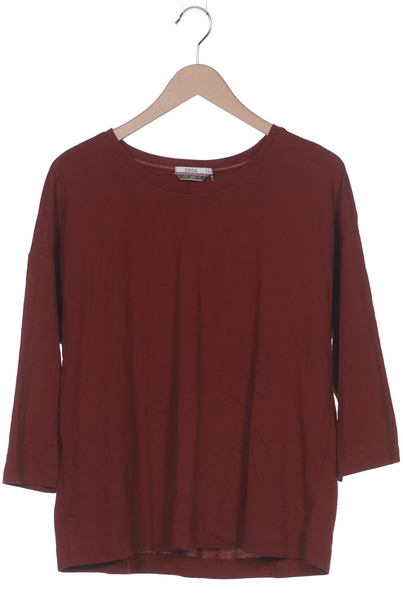 

Cecil Damen Langarmshirt, rot, Gr. 42