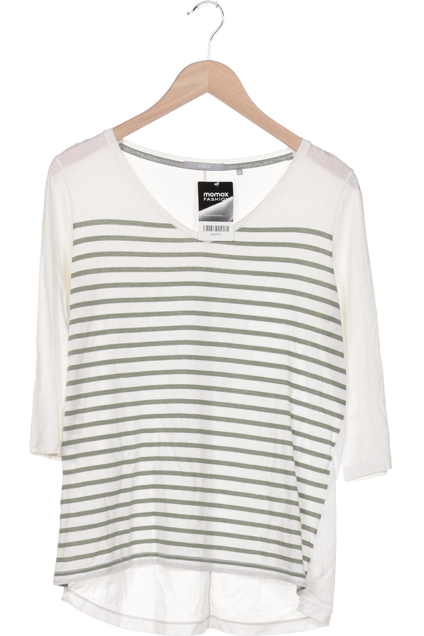 

Cecil Damen Langarmshirt, weiß, Gr. 38