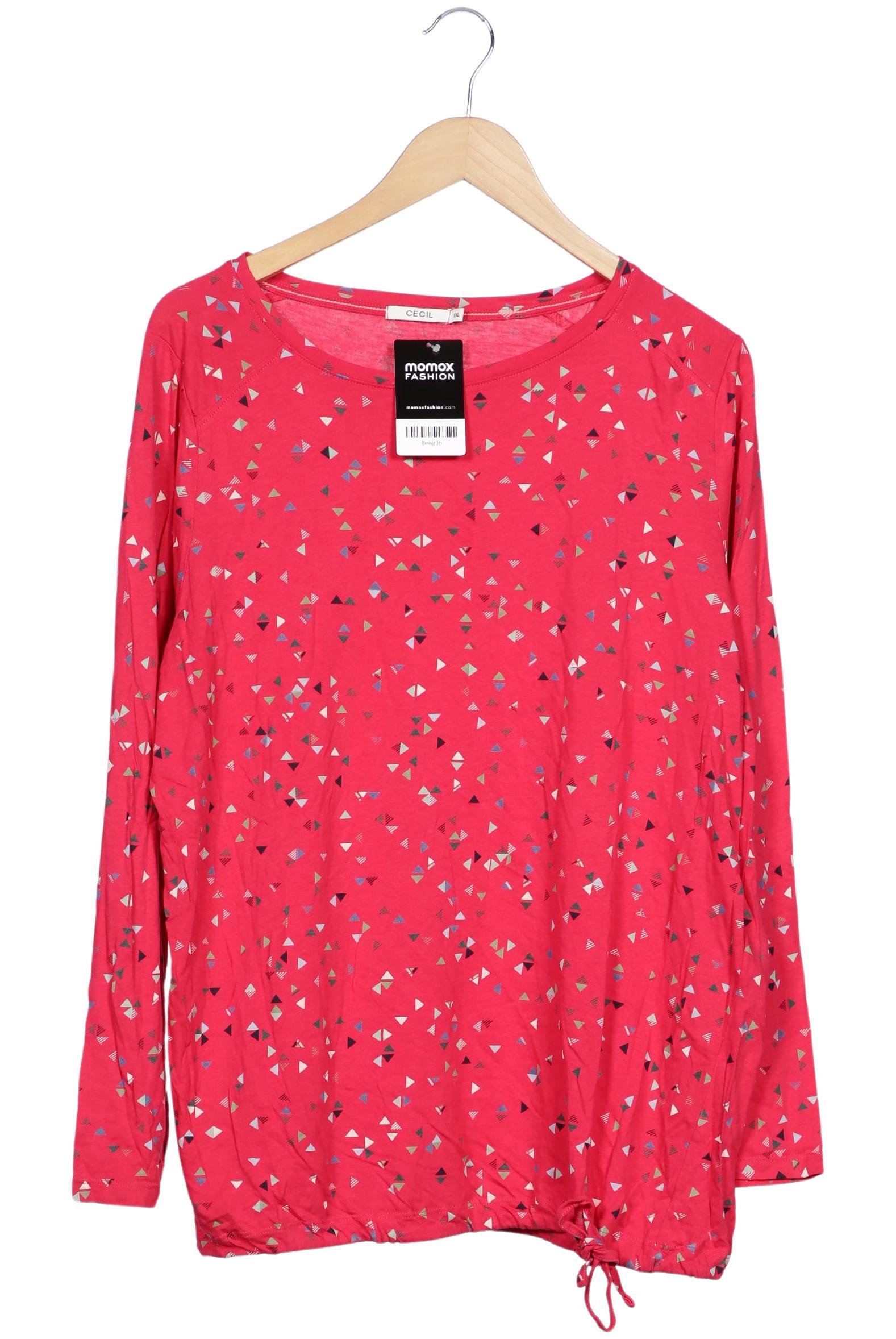 

Cecil Damen Langarmshirt, pink, Gr. 46
