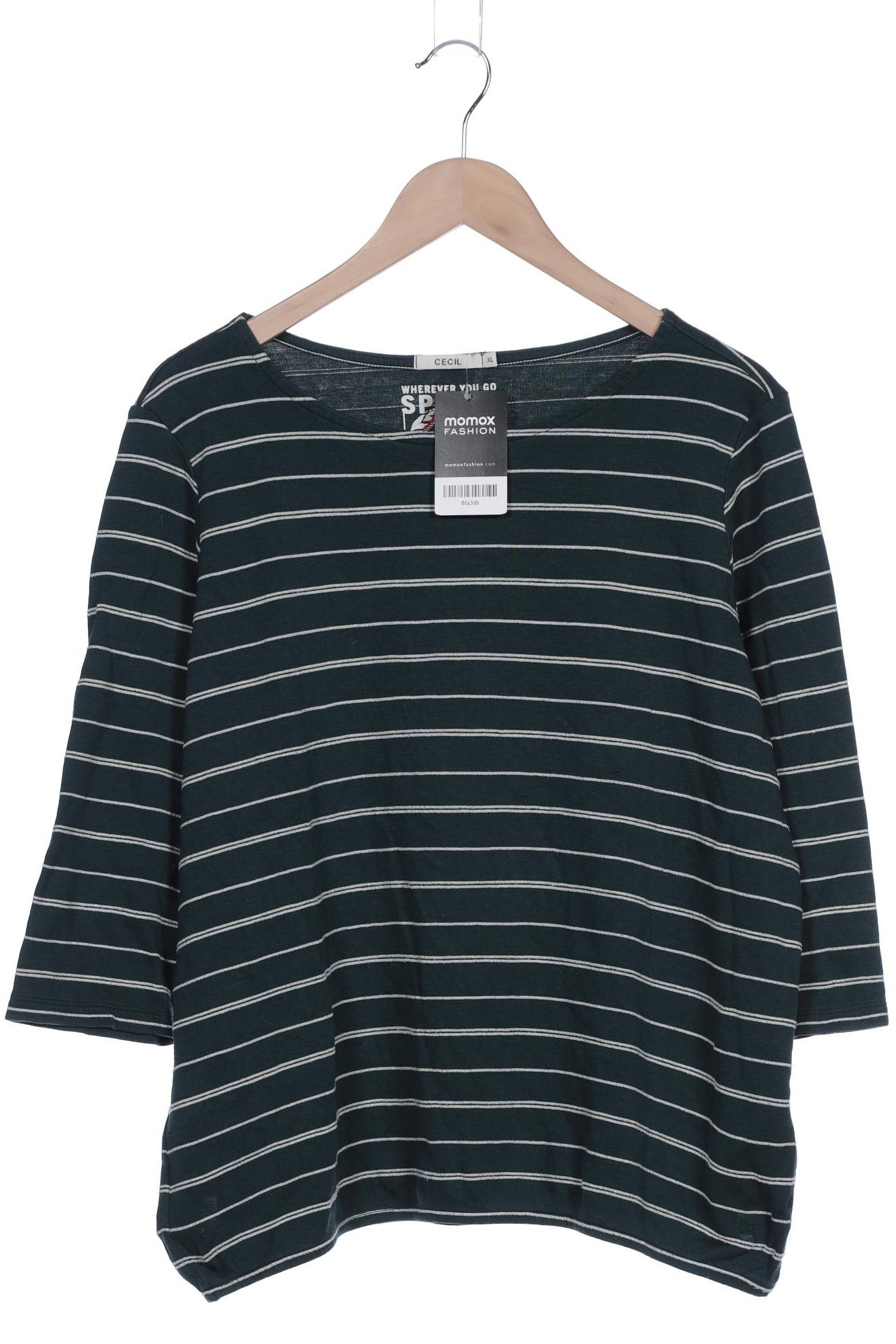 

Cecil Damen Langarmshirt, grün, Gr. 44
