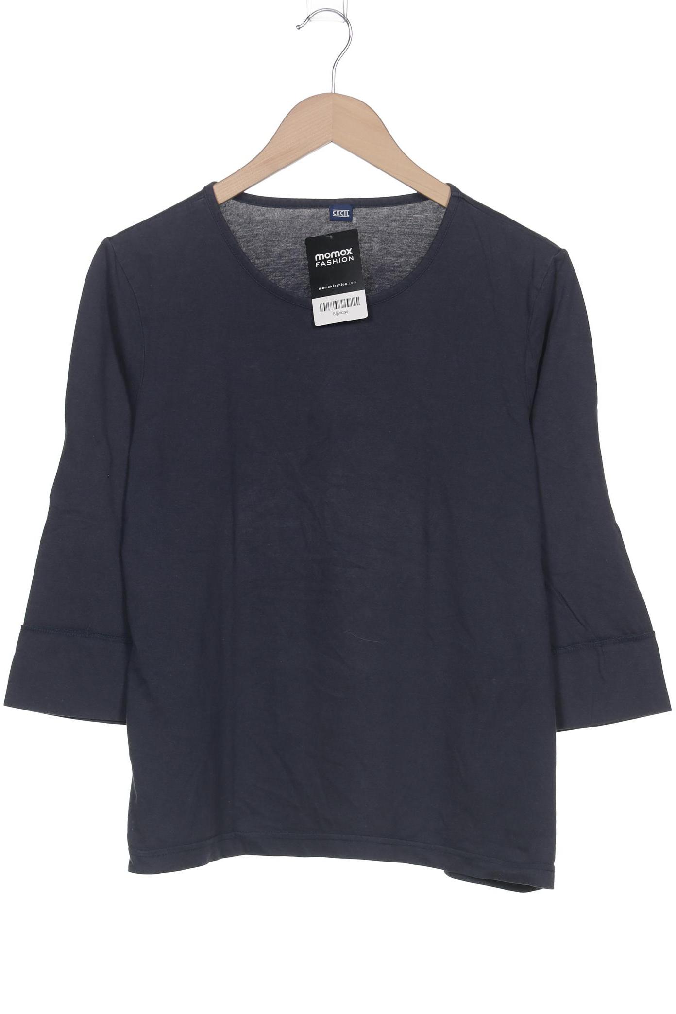 

Cecil Damen Langarmshirt, marineblau, Gr. 42