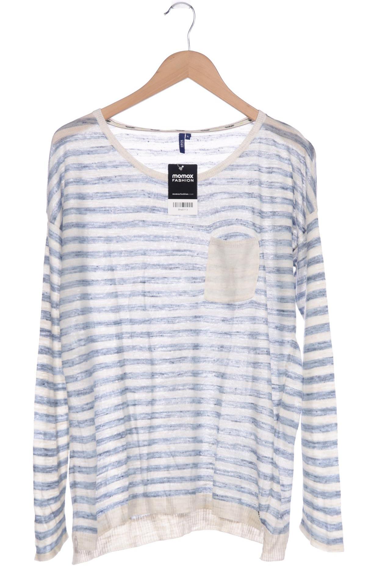 

Cecil Damen Langarmshirt, weiß, Gr. 44