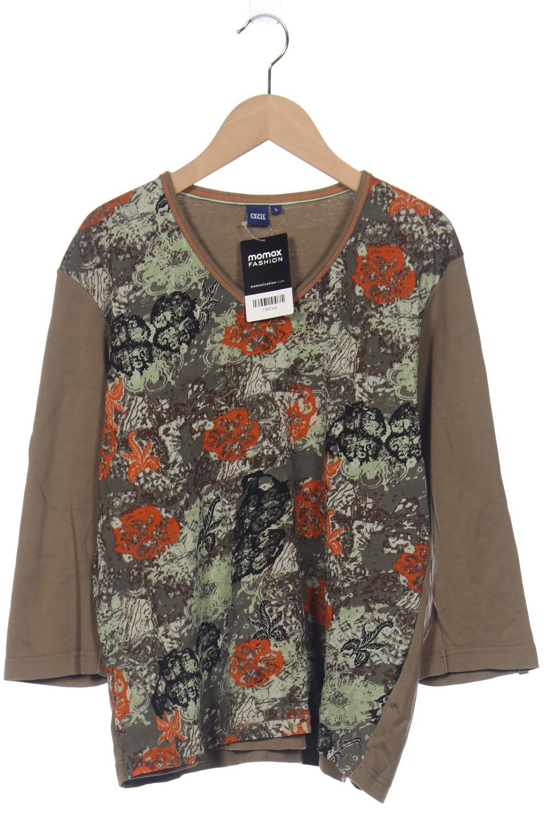 

Cecil Damen Langarmshirt, beige, Gr. 42