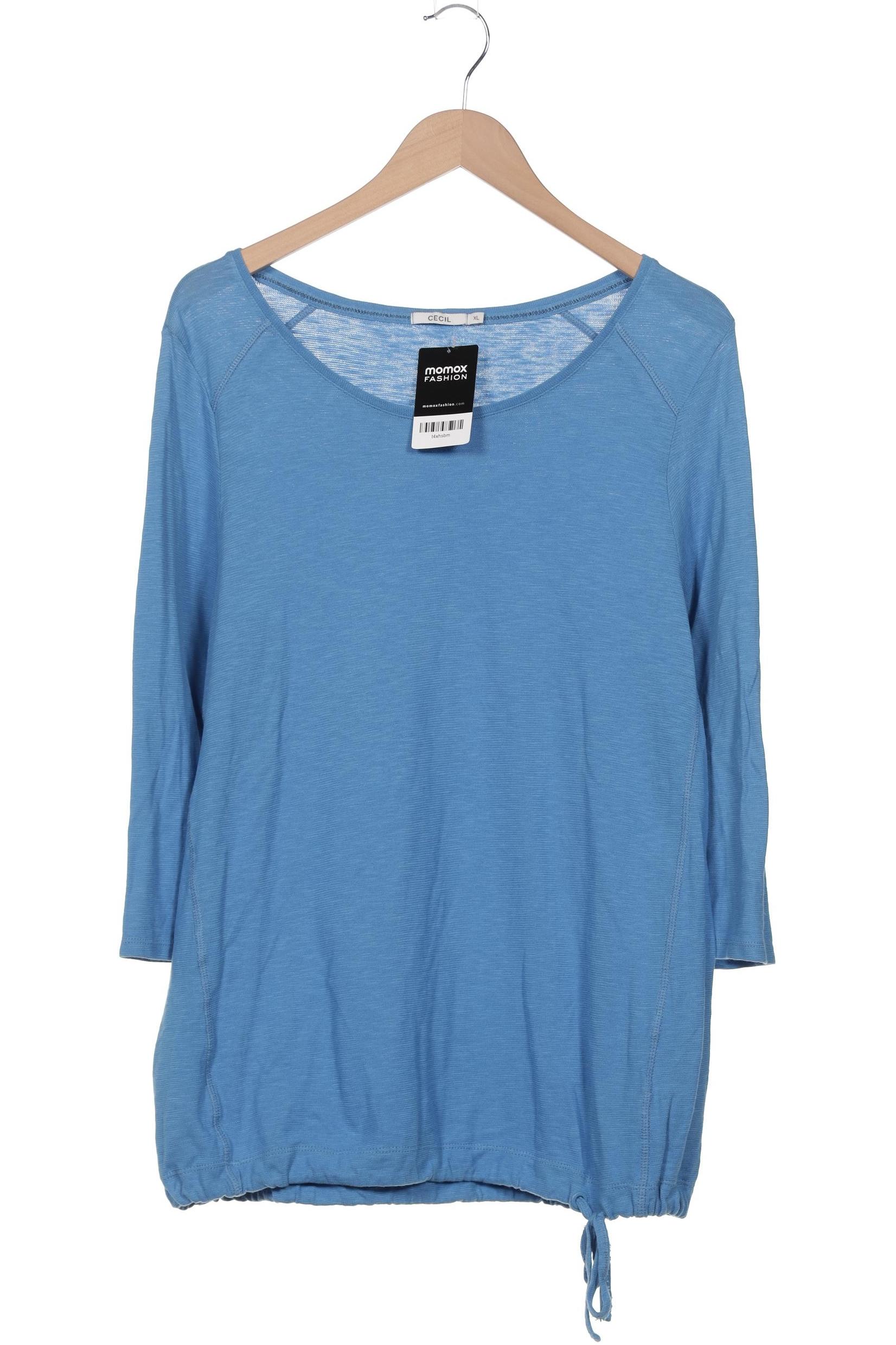 

Cecil Damen Langarmshirt, blau, Gr. 44