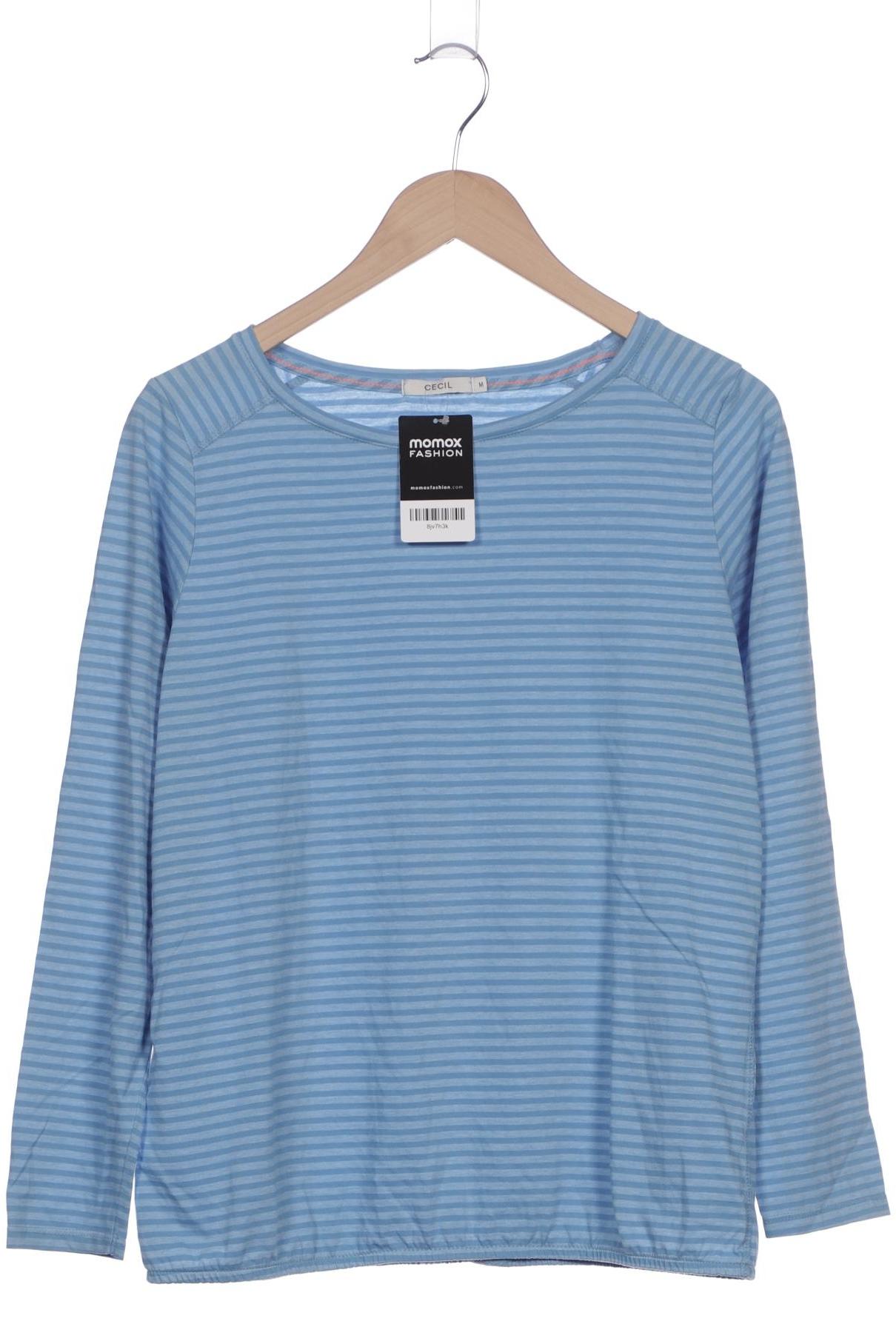 

Cecil Damen Langarmshirt, blau, Gr. 38