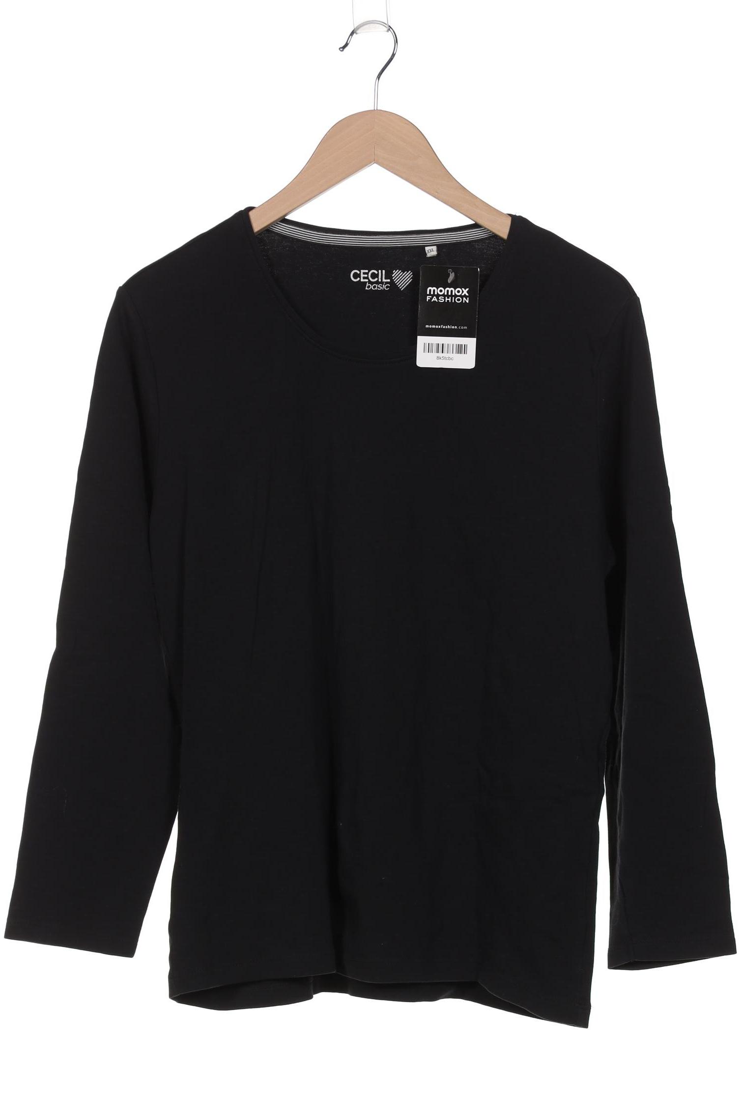 

Cecil Damen Langarmshirt, schwarz, Gr. 46