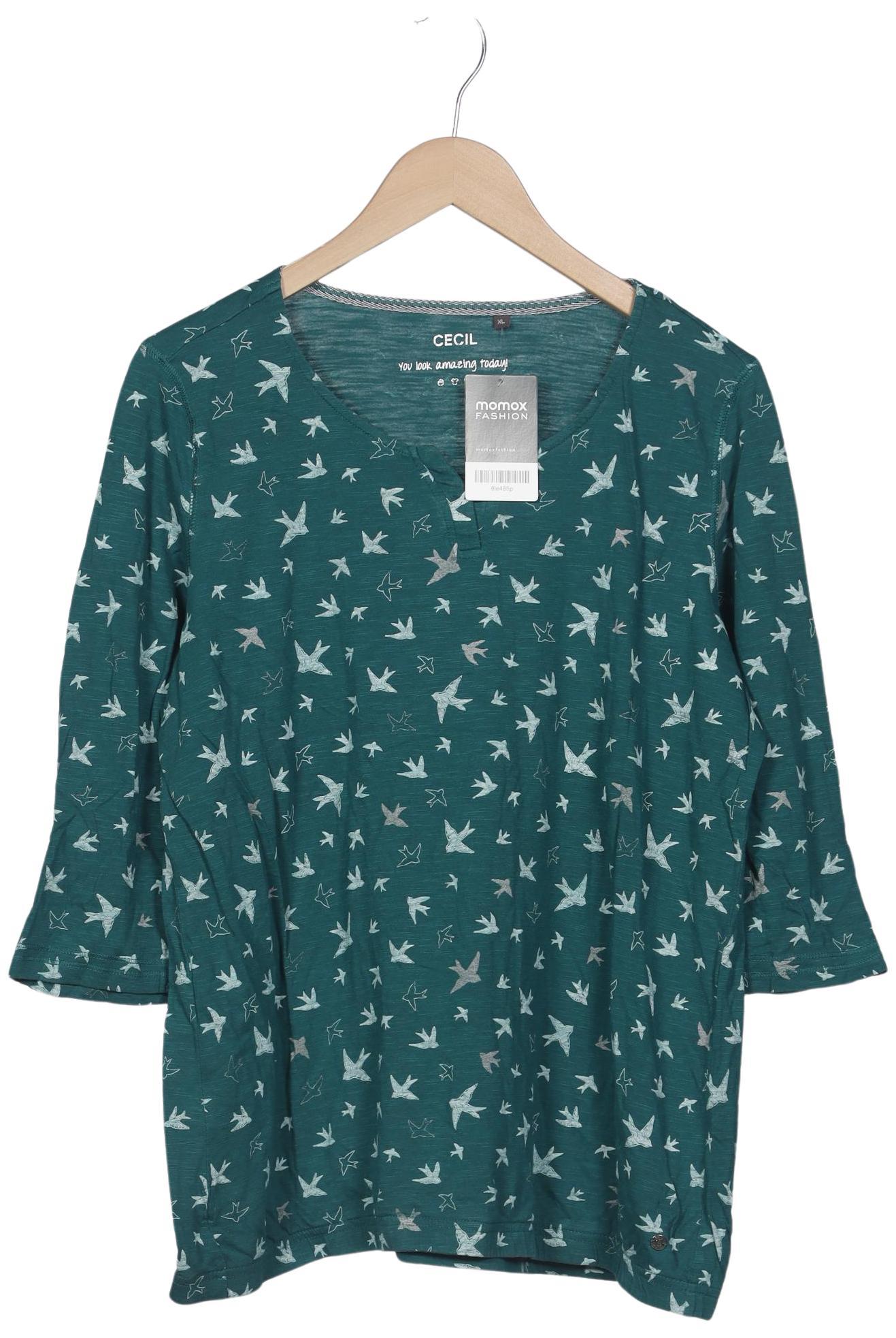 

Cecil Damen Langarmshirt, grün, Gr. 44