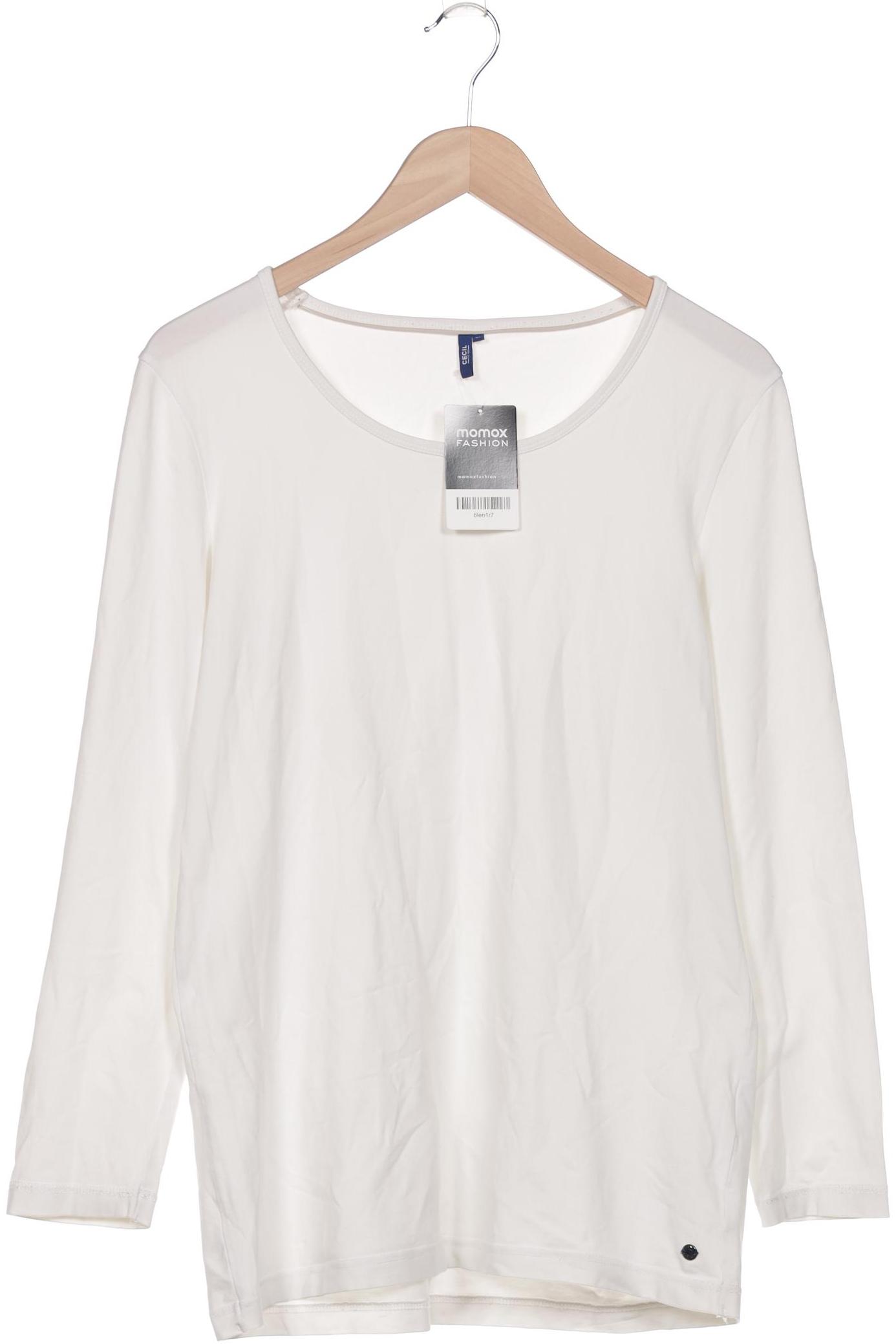 

Cecil Damen Langarmshirt, weiß, Gr. 44