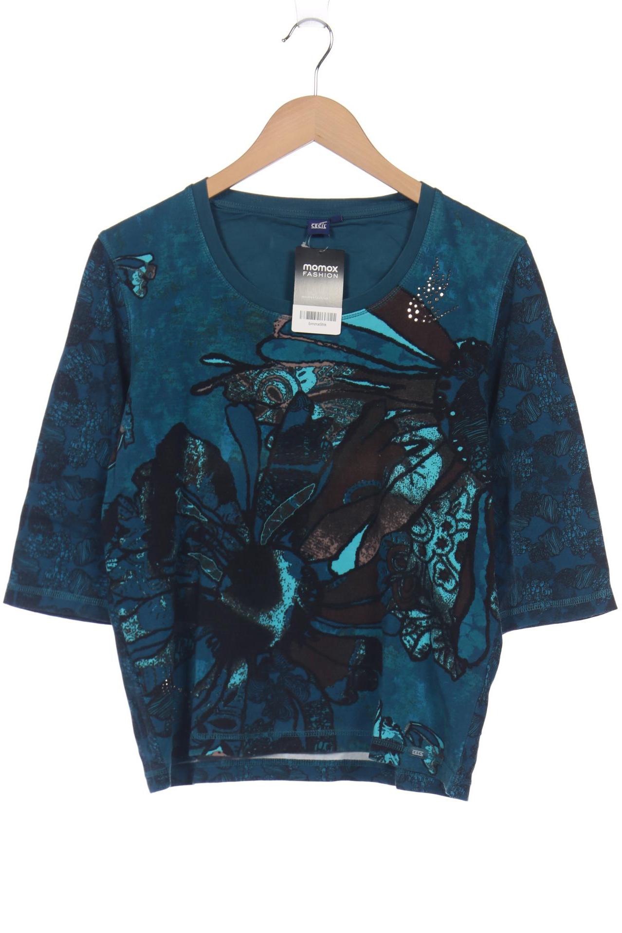 

CECIL Damen Langarmshirt, blau