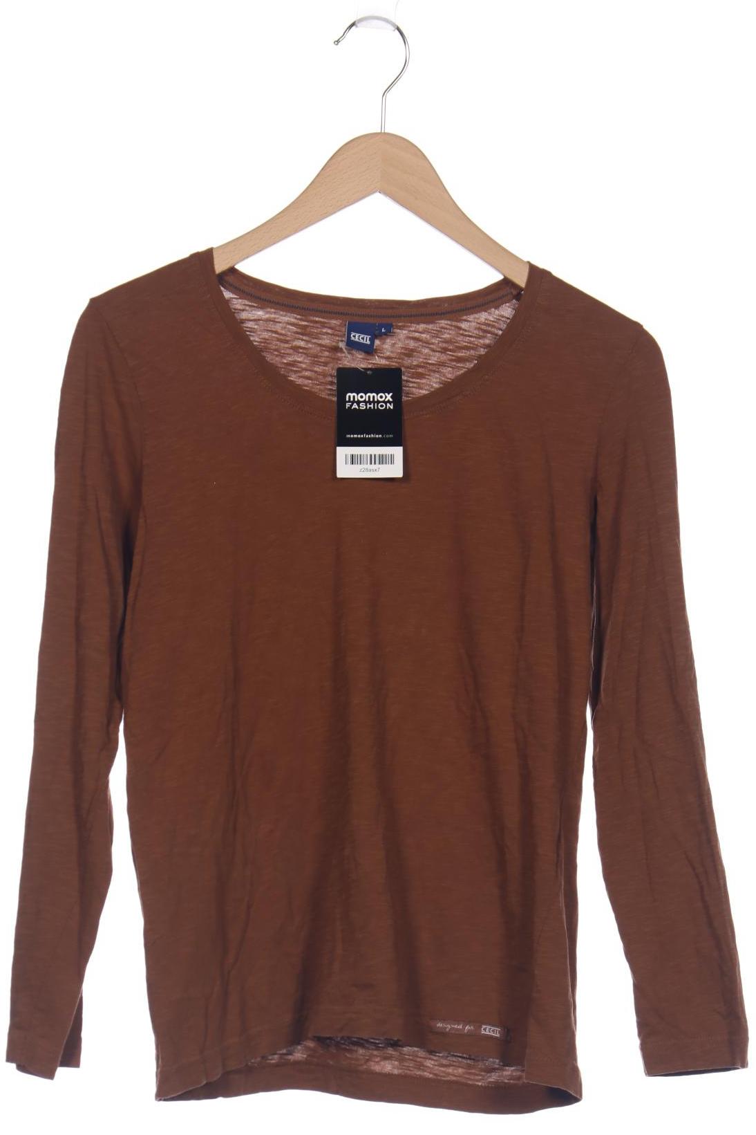 

CECIL Damen Langarmshirt, braun