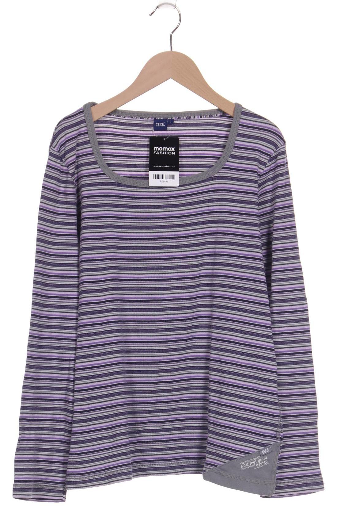 

Cecil Damen Langarmshirt, flieder, Gr. 42