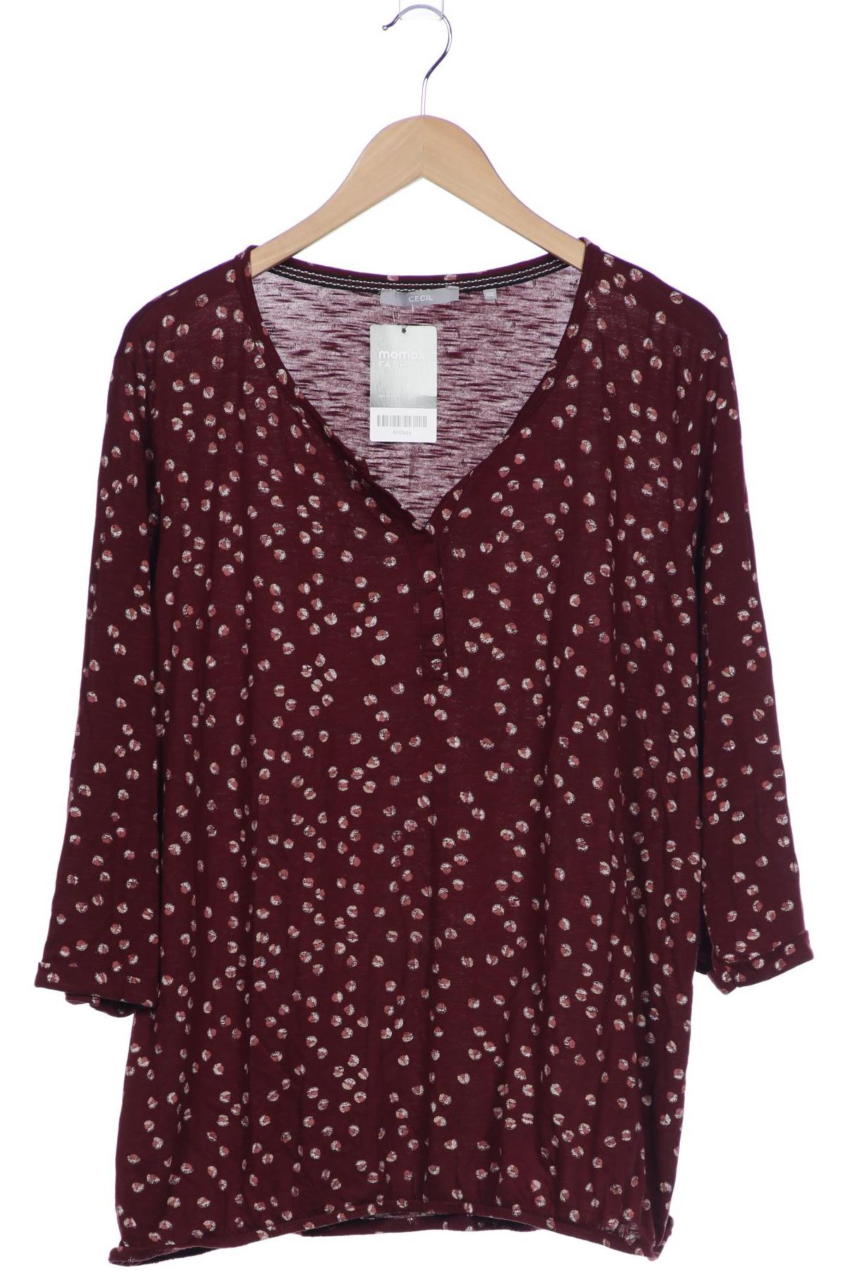 

Cecil Damen Langarmshirt, bordeaux, Gr. 46