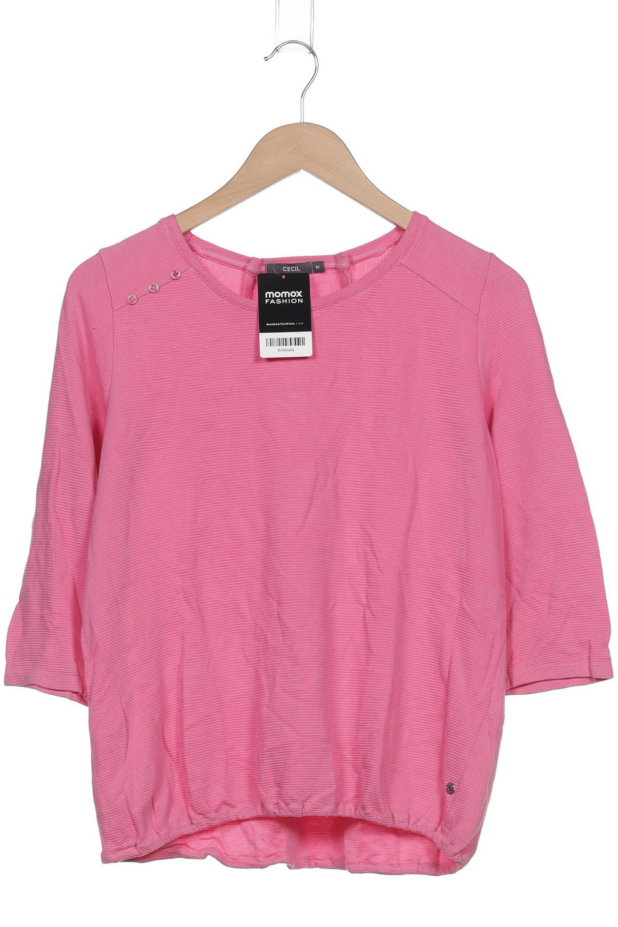 

Cecil Damen Langarmshirt, pink, Gr. 38