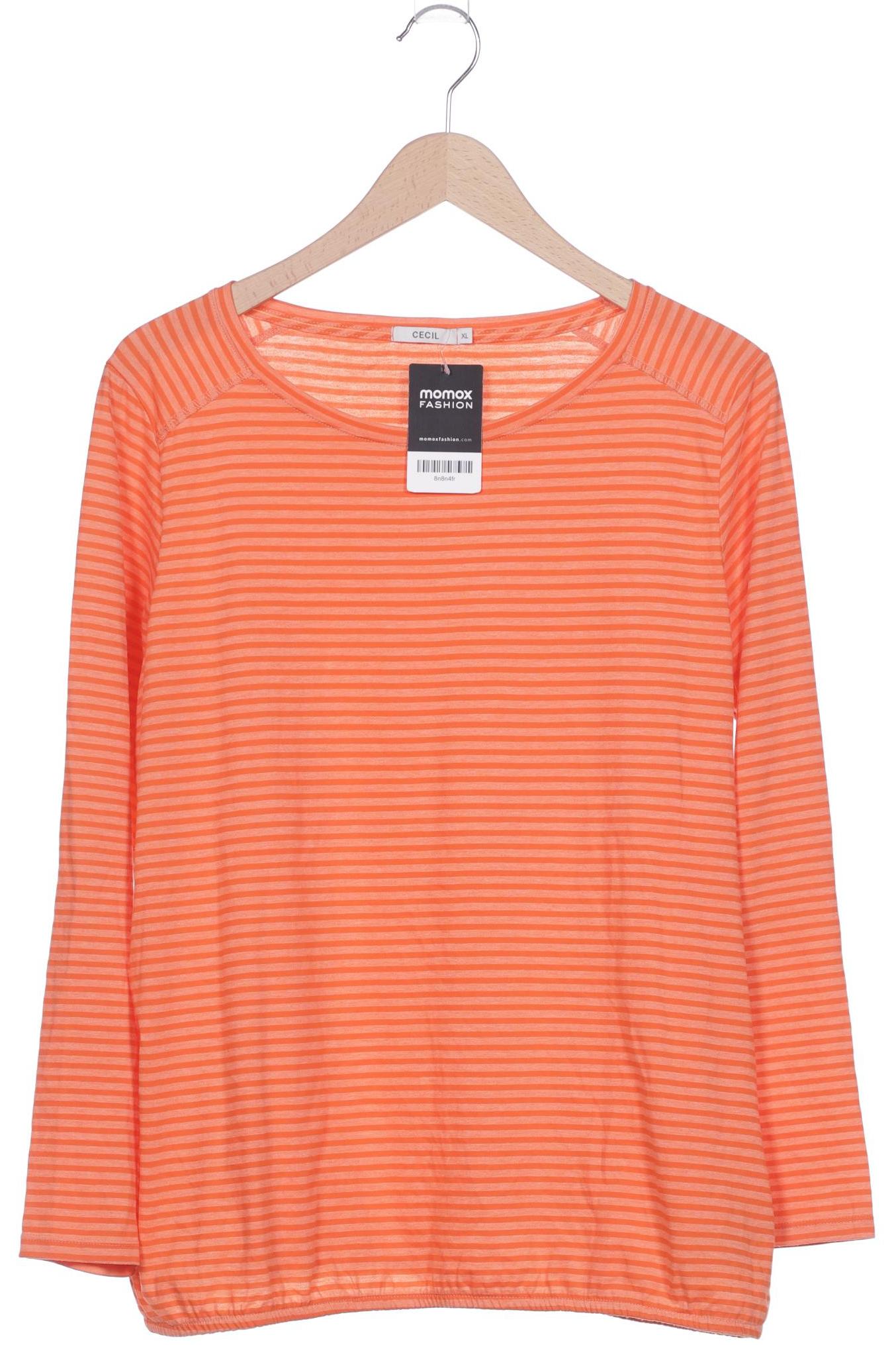 

Cecil Damen Langarmshirt, orange, Gr. 44