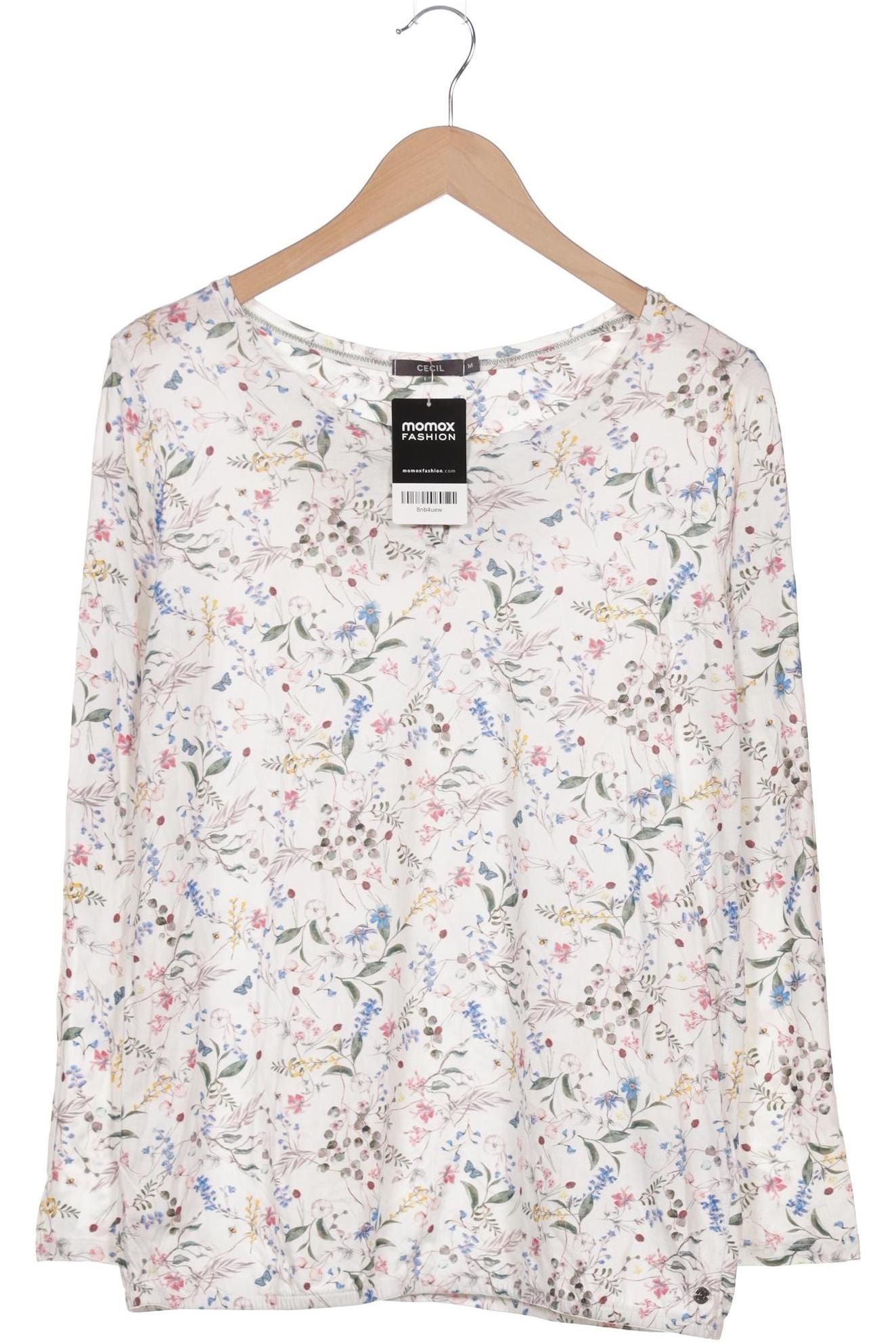

Cecil Damen Langarmshirt, weiß, Gr. 38