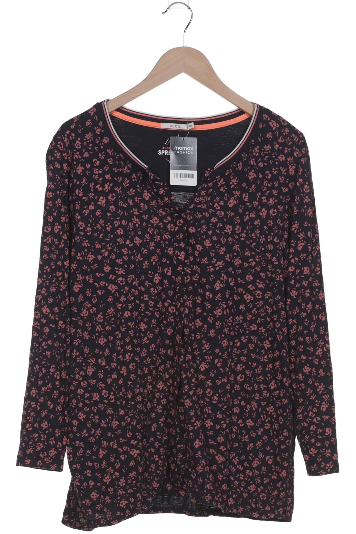 

Cecil Damen Langarmshirt, marineblau, Gr. 46